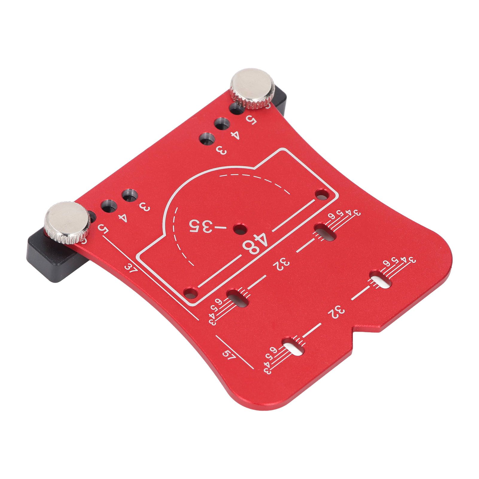 35mm Hinge Punch Locator Hinge Boring Jig 4 Hole Spacing Adjustable Margin view 4