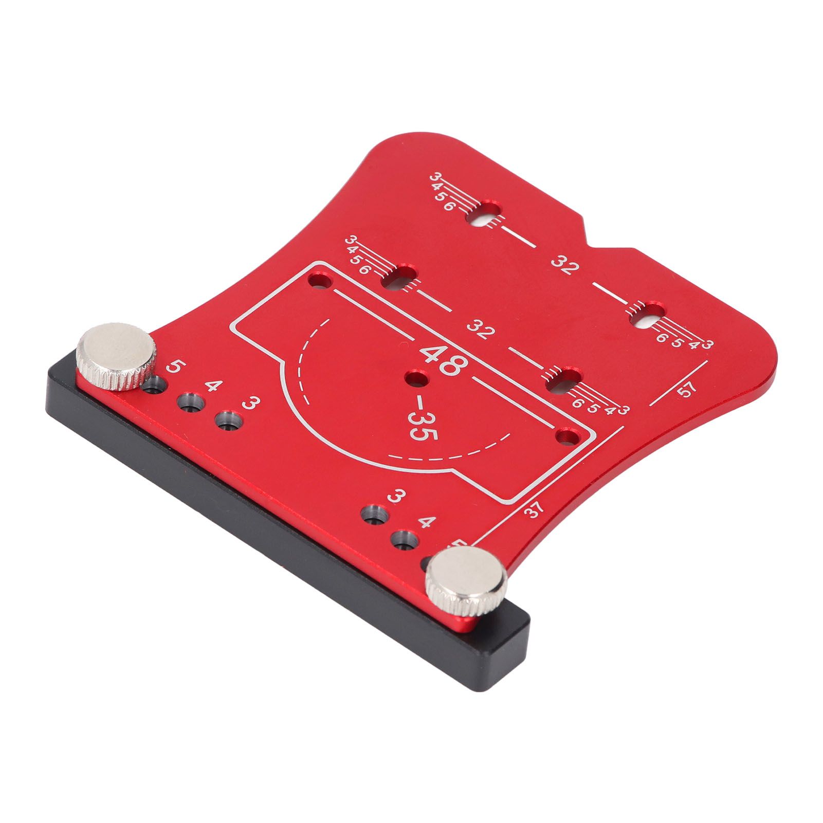 35mm Hinge Punch Locator Hinge Boring Jig 4 Hole Spacing Adjustable Margin view 8