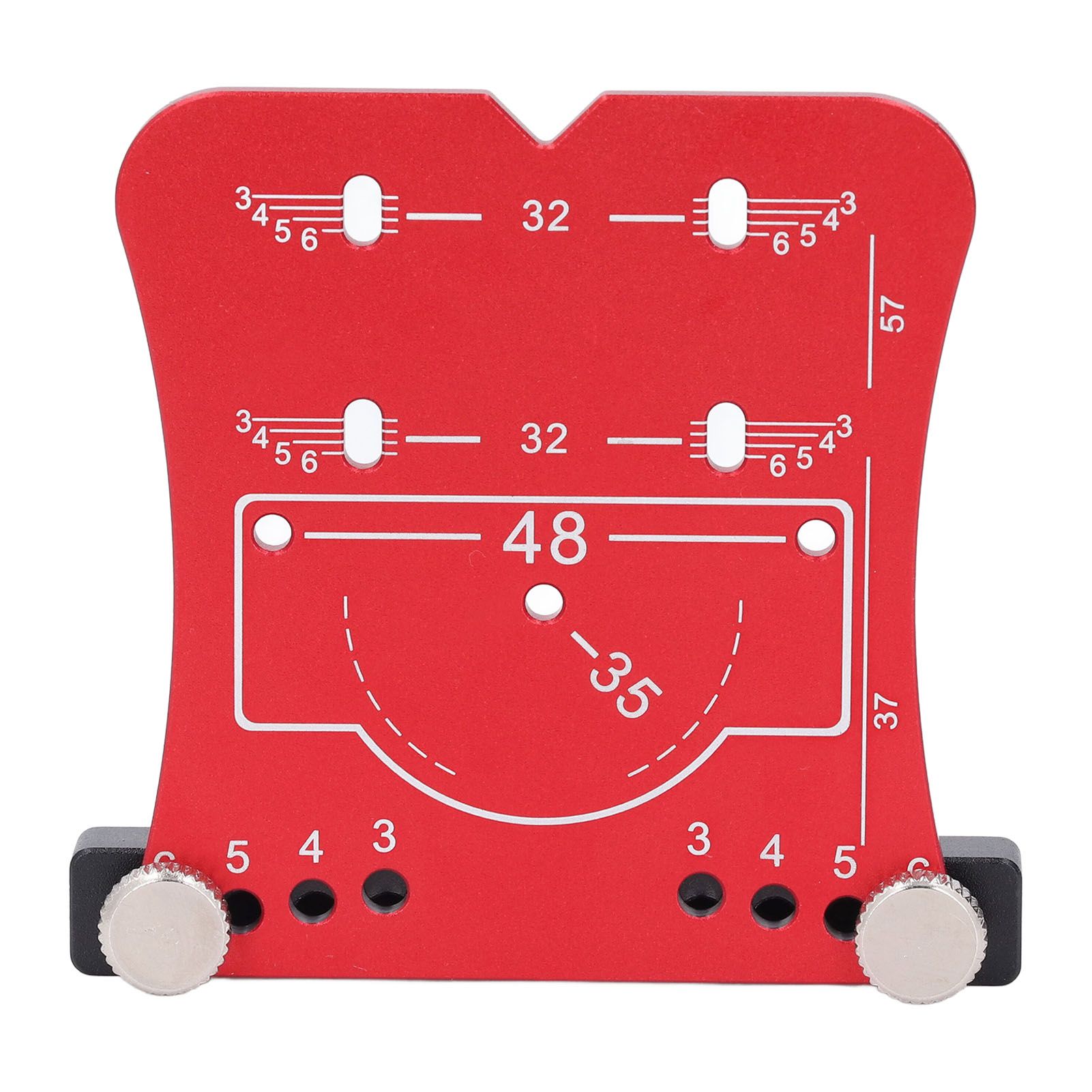 35mm Hinge Punch Locator Hinge Boring Jig 4 Hole Spacing Adjustable Margin view 10