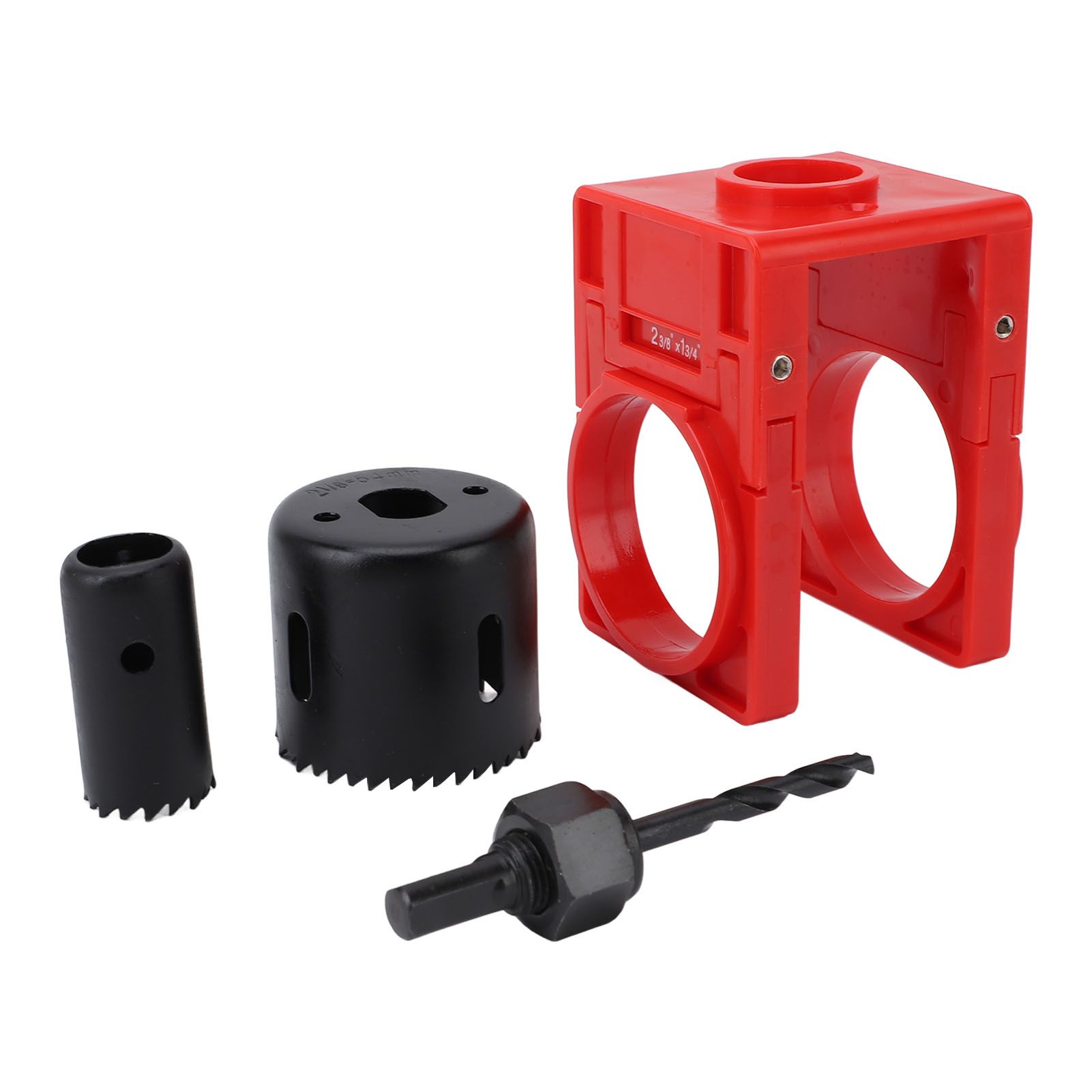 Lock Installation Kit with Guide Template Carbon Steel Plastic Door Hole Saw view 8
