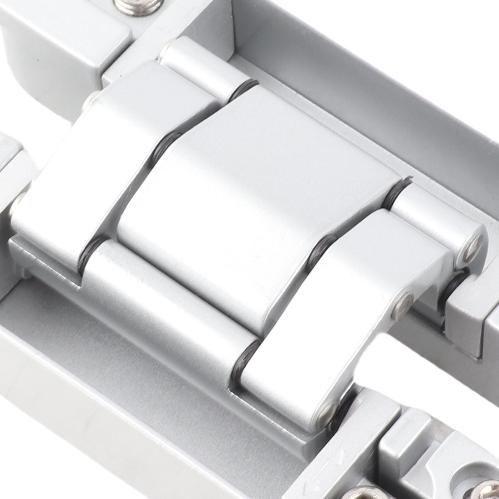 Hidden Door Hinge Zinc Alloy 3 Way Adjustable 180 Degree Swing Quiet Invisible view 5
