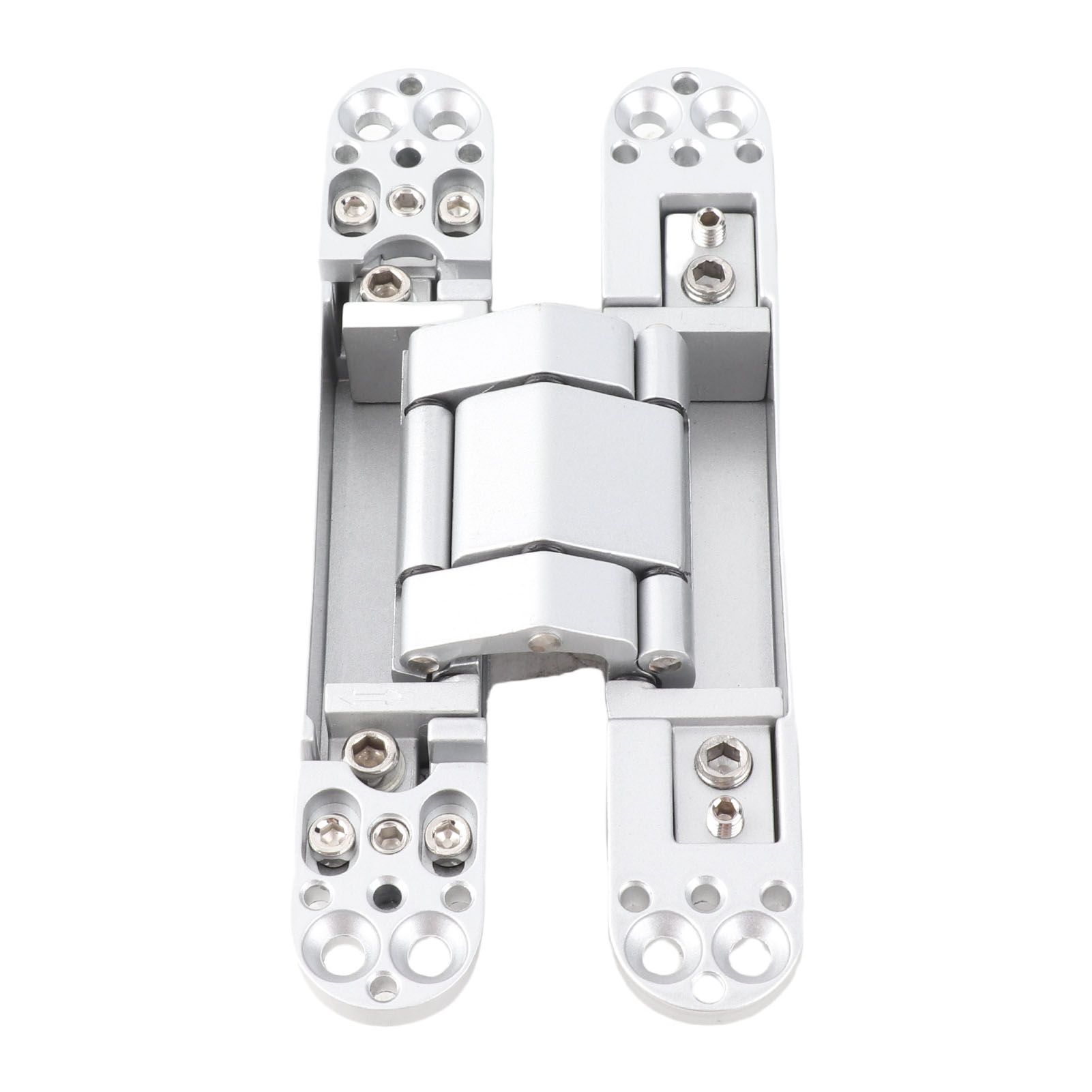 Hidden Door Hinge Zinc Alloy 3 Way Adjustable 180 Degree Swing Quiet Invisible view 9