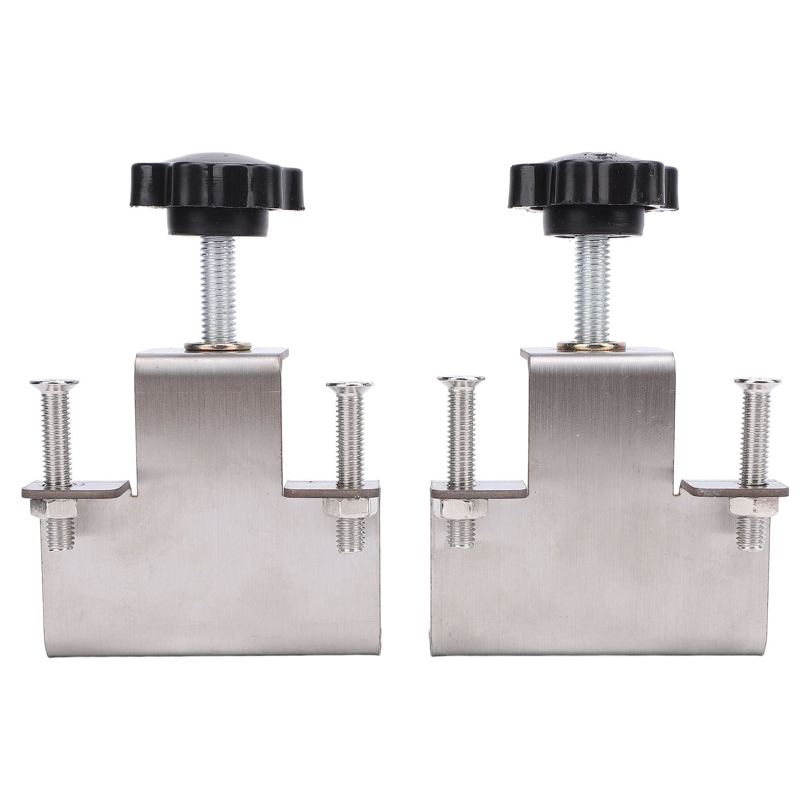 2PCS Universal Cabinet Clamp Stainless Steel Anti Slip Drawer Front view 11