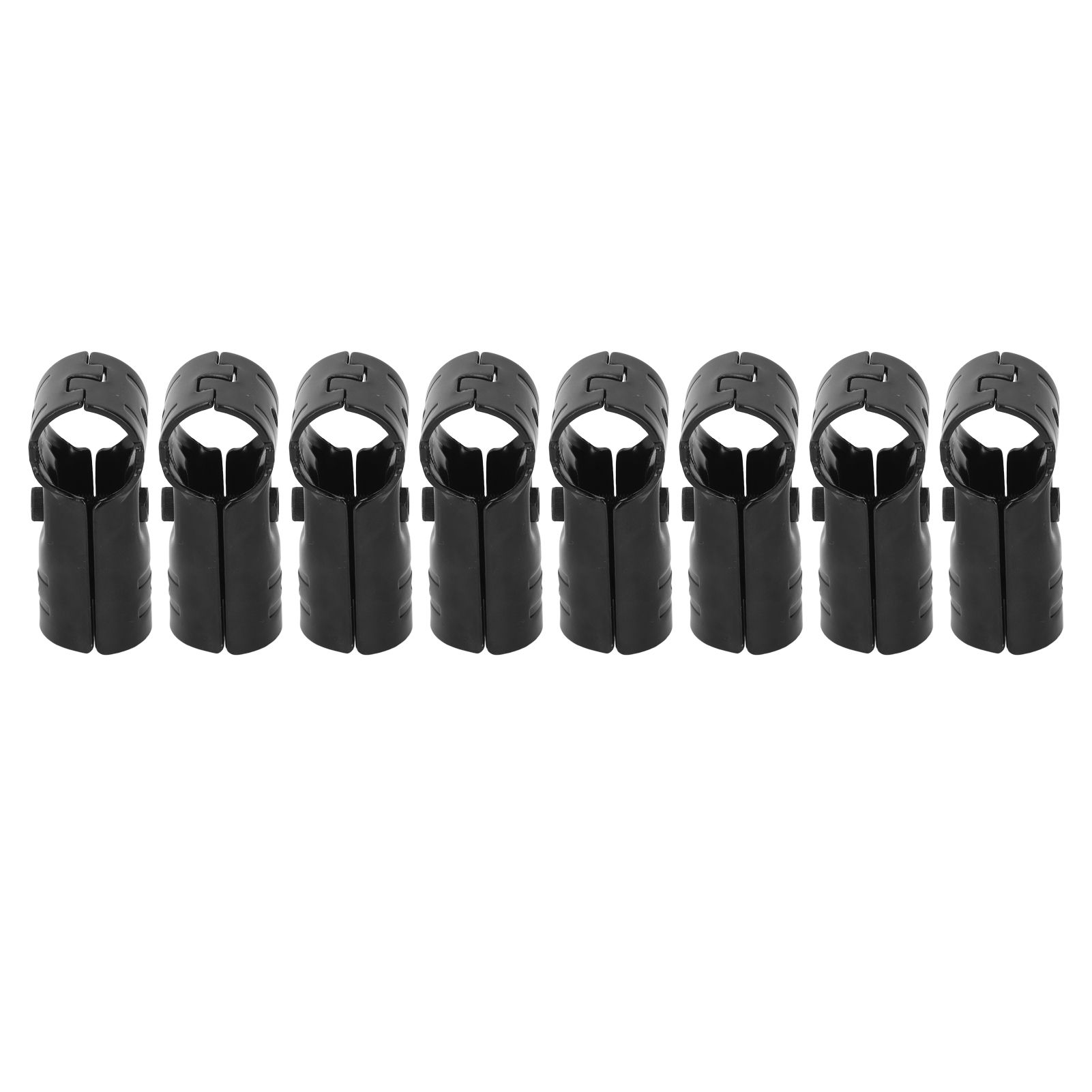 8 Sets 28mm T Shape Pipe Clamp with Bolts and Nuts Metal End Rail Clamps for view 11