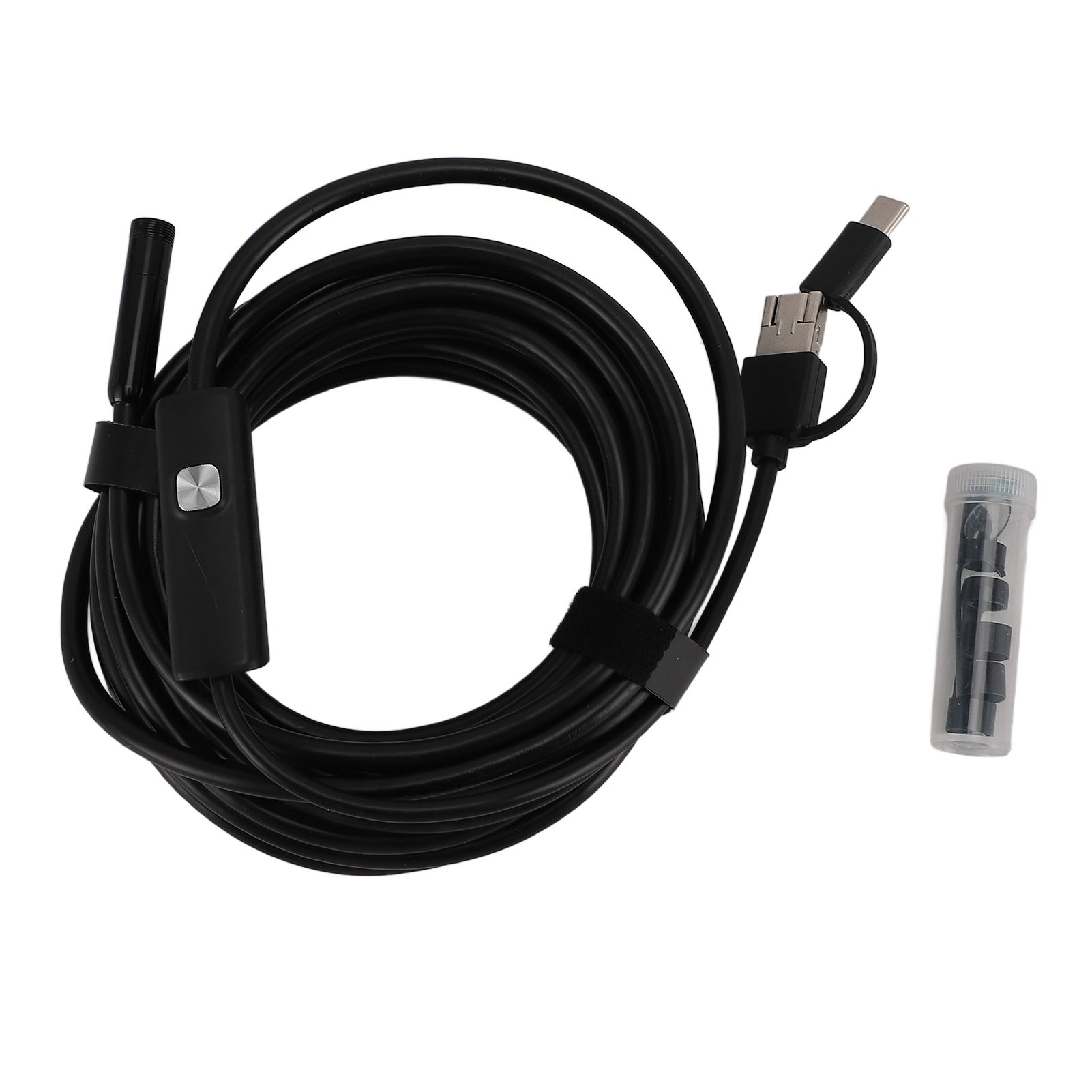 USB C Endoscope Camera with Adjustable LED Light 8mm 1200P Borescope with view 3