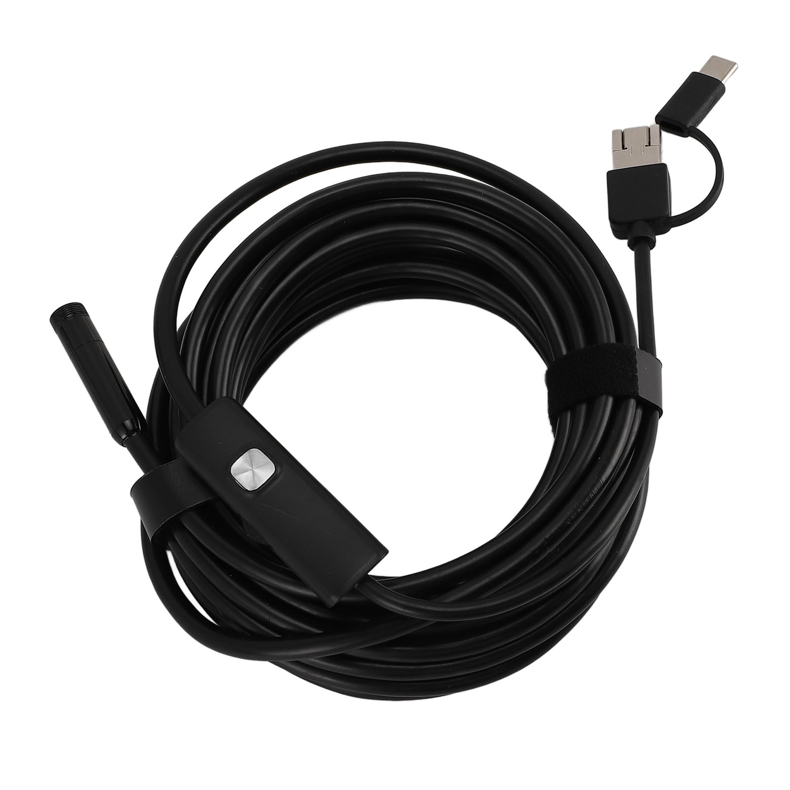 USB C Endoscope Camera with Adjustable LED Light 8mm 1200P Borescope with view 8