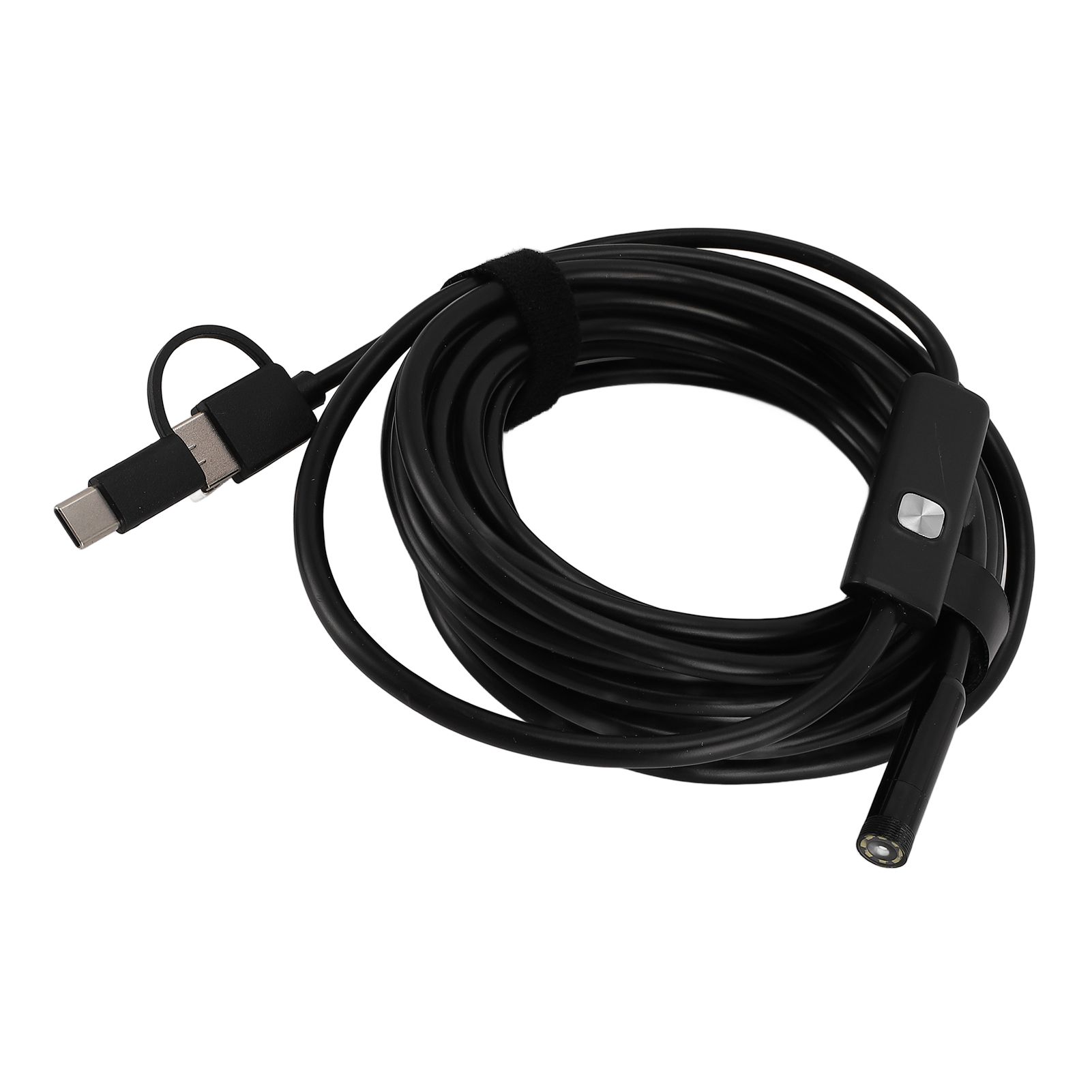 USB C Endoscope Camera with Adjustable LED Light 8mm 1200P Borescope with view 10