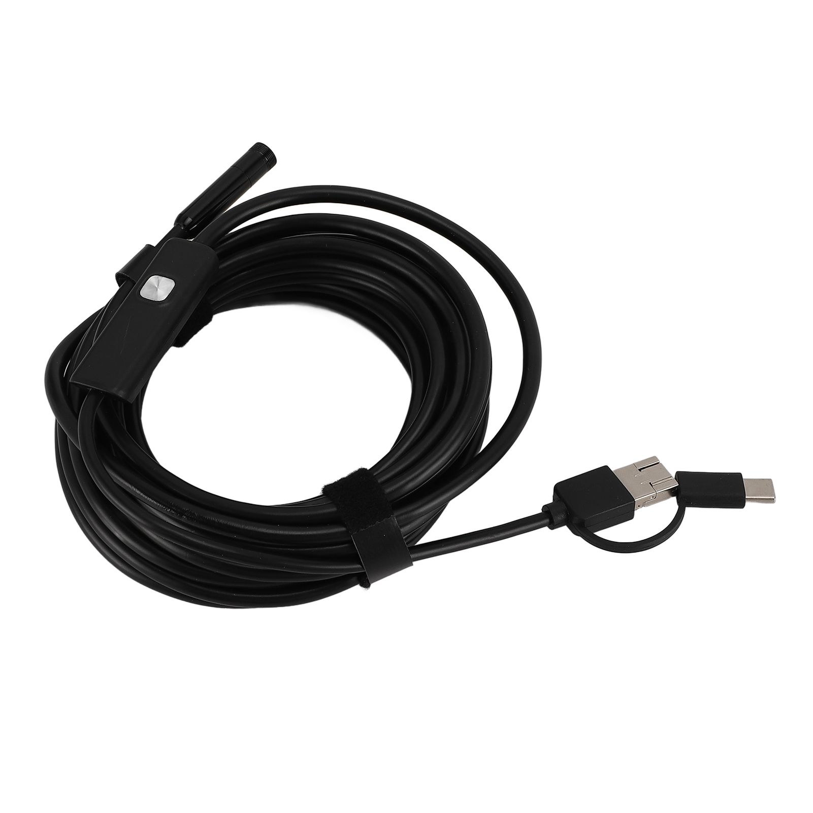 USB C Endoscope Camera with Adjustable LED Light 8mm 1200P Borescope with view 12