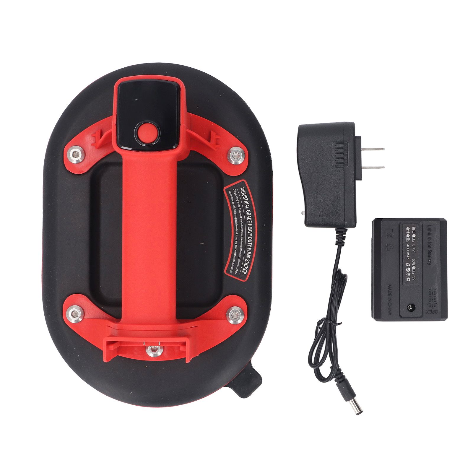 Electric Vacuum Suction Cup Aluminum Automatic Handheld Vacuum Glass Lifter view 3