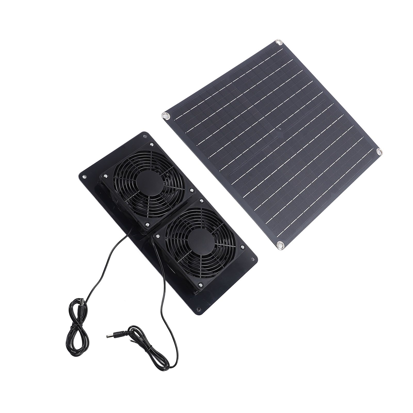 20W 18V Solar Panel Exhaust Fan Photovoltaic Vent Fan for Shed Chicken Coop view 5