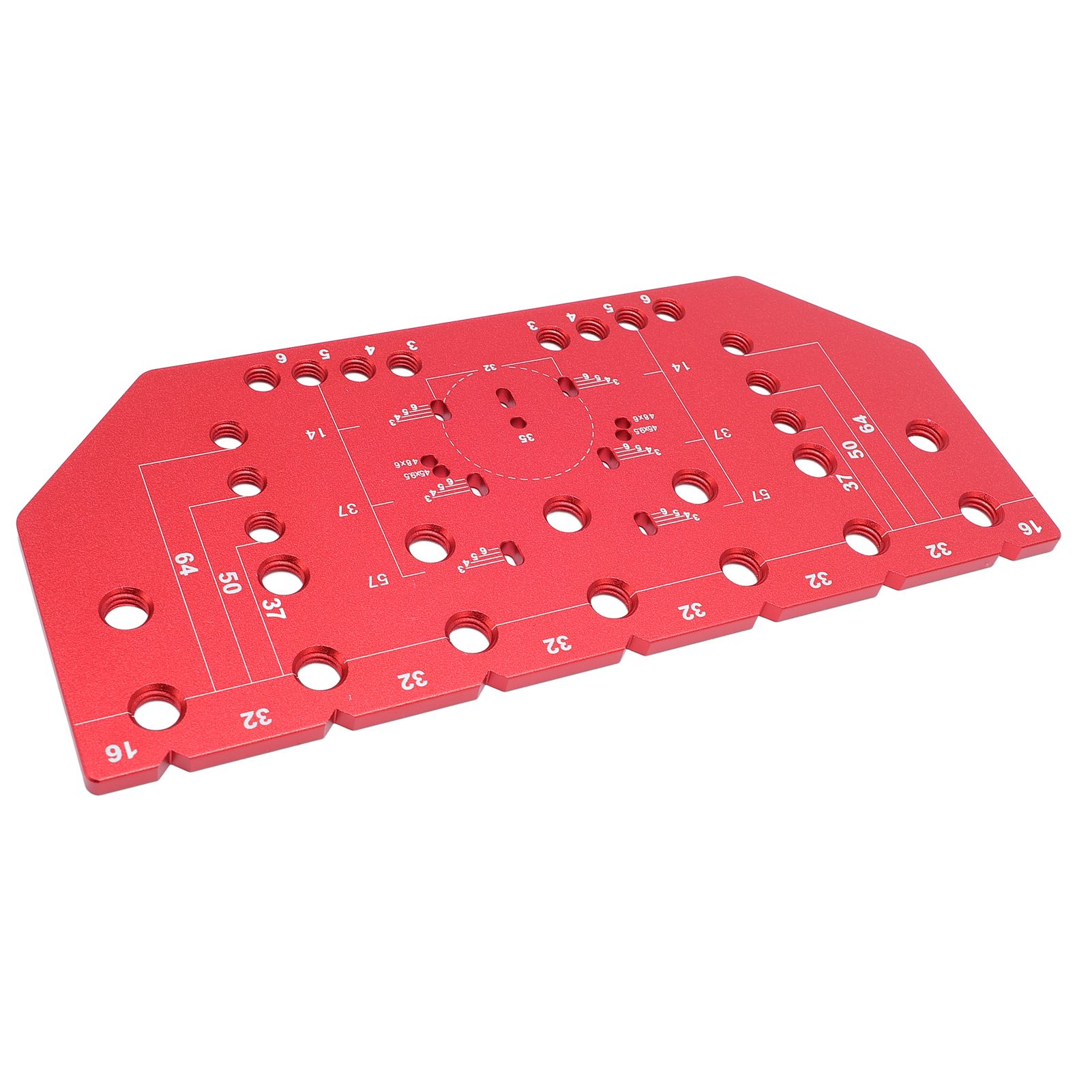 35mm Shelf Pin Jig and Hinge Jig Aluminum Alloy Hinge Drilling Tool for Handle view 5