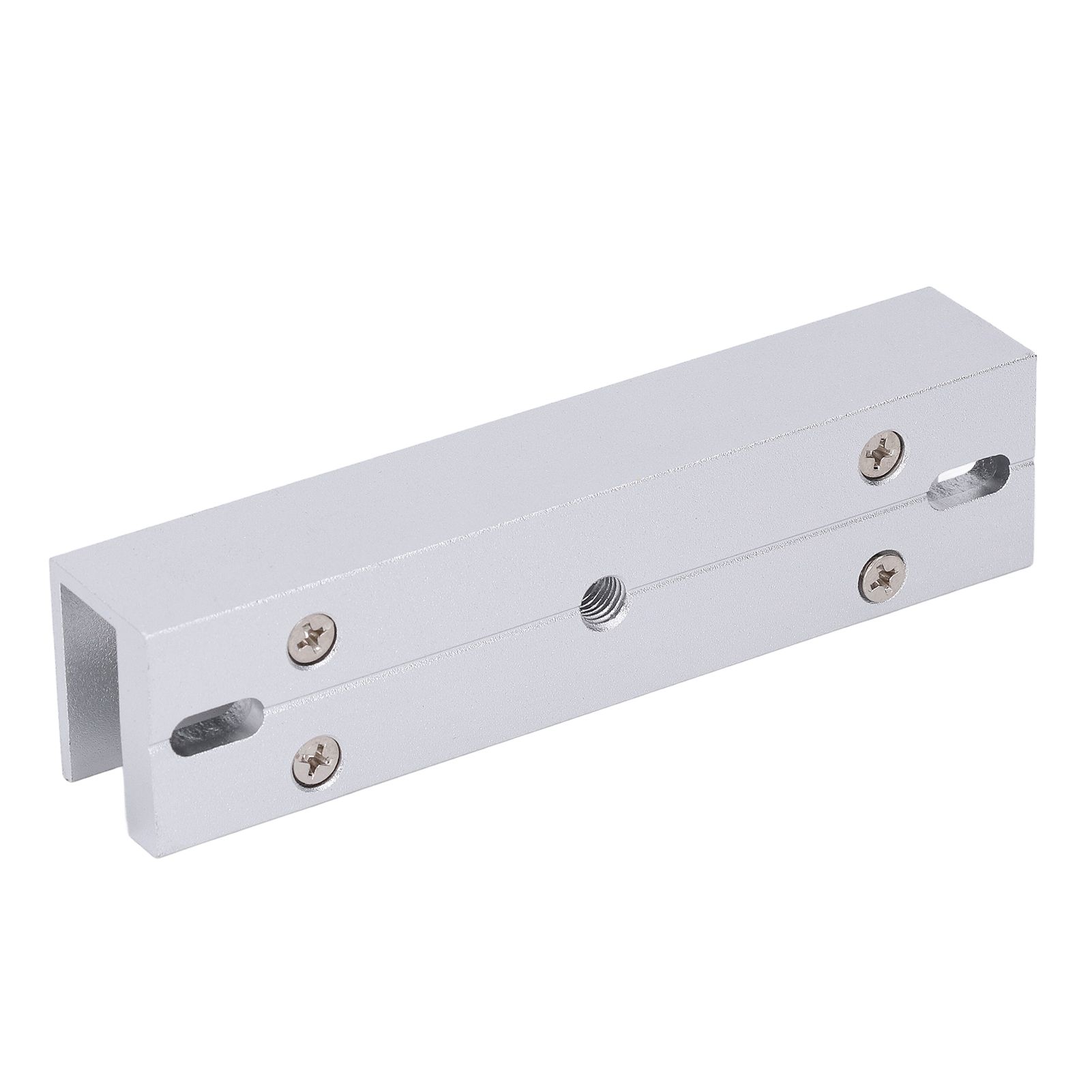 Aluminum Alloy U Shape Bracket for 180KG 350lbs Magnetic Lock Frameless Glass view 6