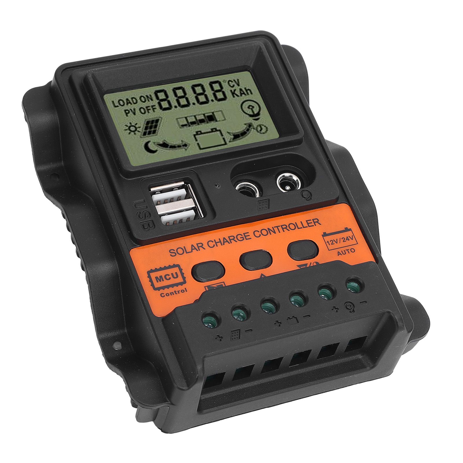 Solar Charge Controller with Dual USB Ports PWM 12V 24V Automatic Adaptation view 11