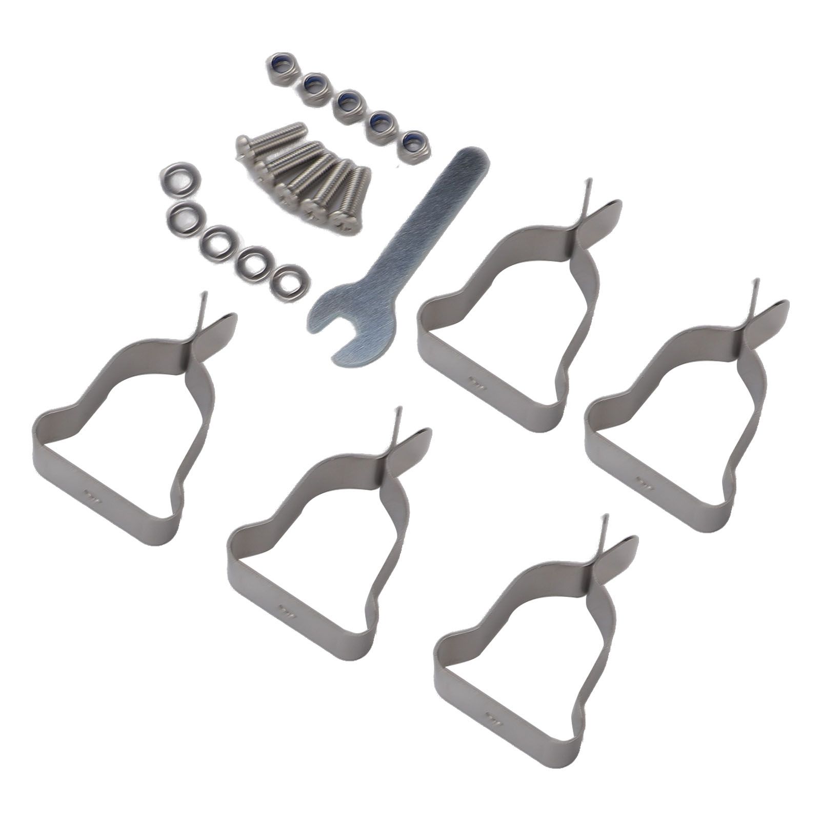 Window Well Cover Spring Clamp Heavy Duty Cold Rolled Steel Zinc Plated Window view 6
