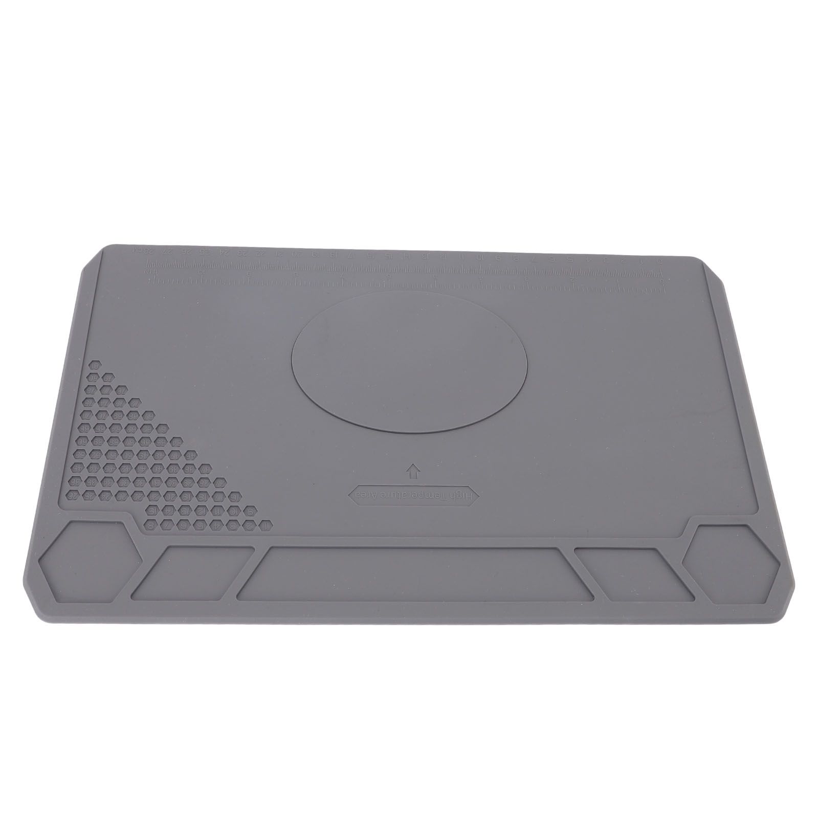 Heat Insulation Silicone Repair Mat with Scale Ruler 81 Screw Positions Anti