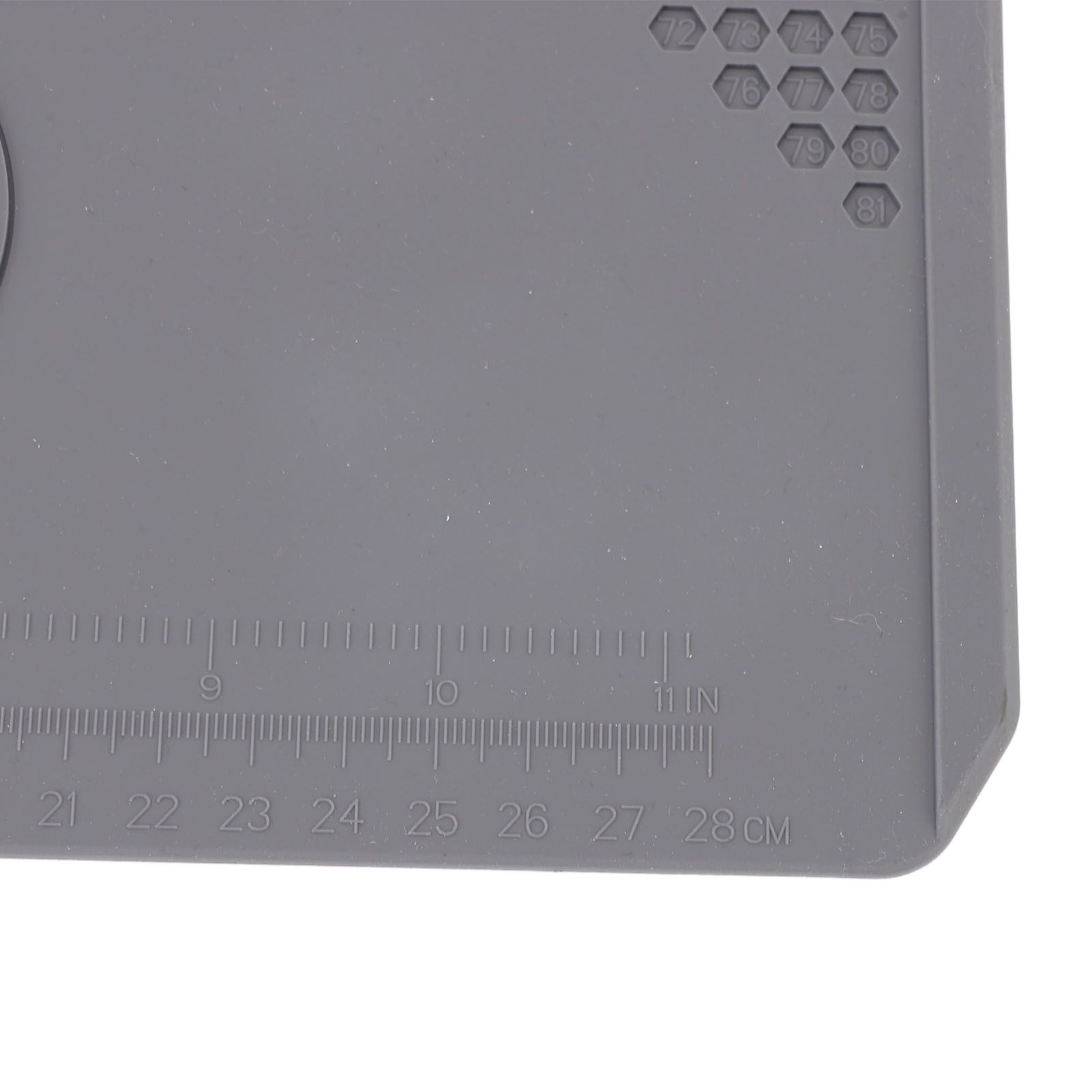 Heat Insulation Silicone Repair Mat with Scale Ruler 81 Screw Positions Anti view 2