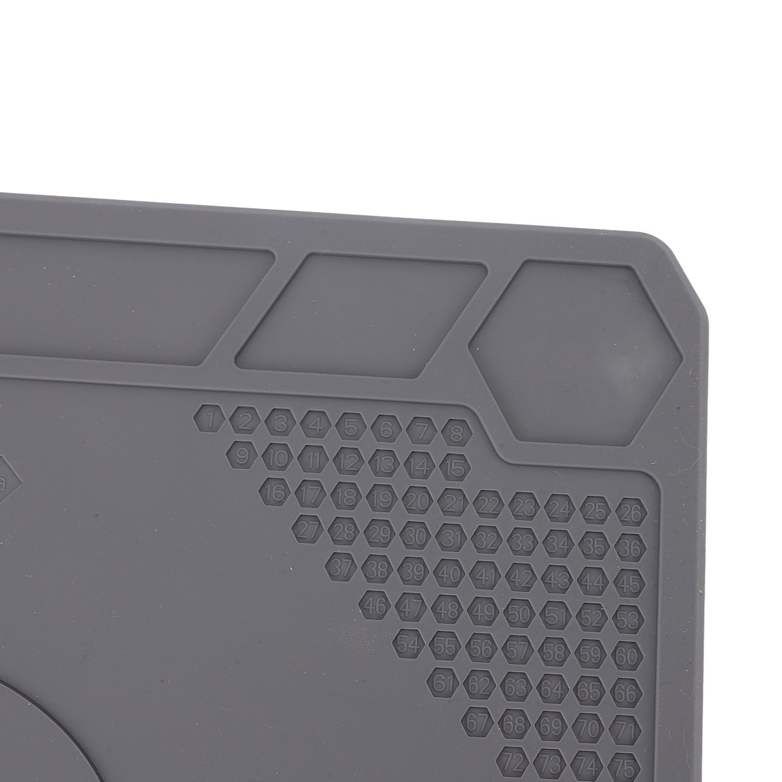 Heat Insulation Silicone Repair Mat with Scale Ruler 81 Screw Positions Anti view 7
