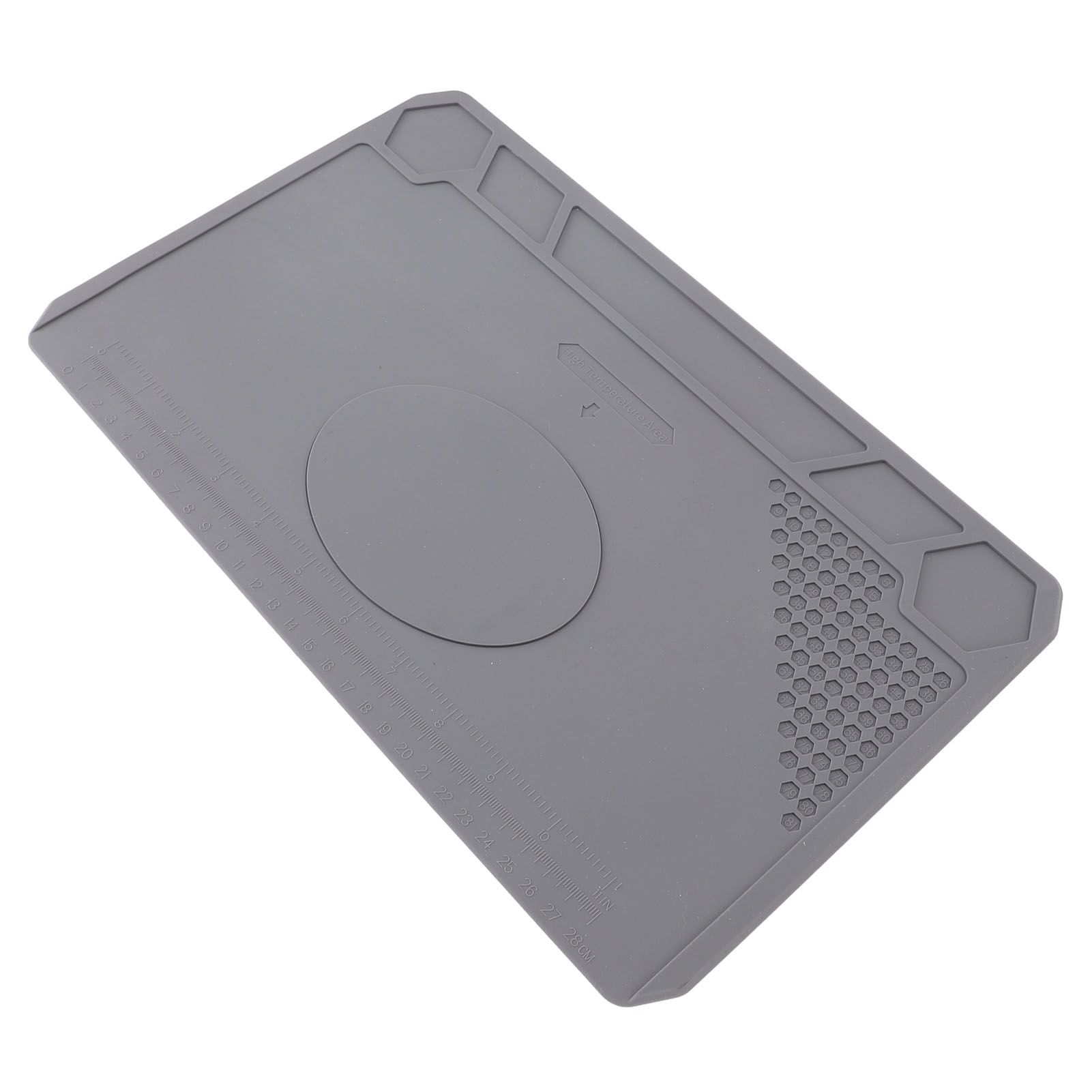 Heat Insulation Silicone Repair Mat with Scale Ruler 81 Screw Positions Anti view 8
