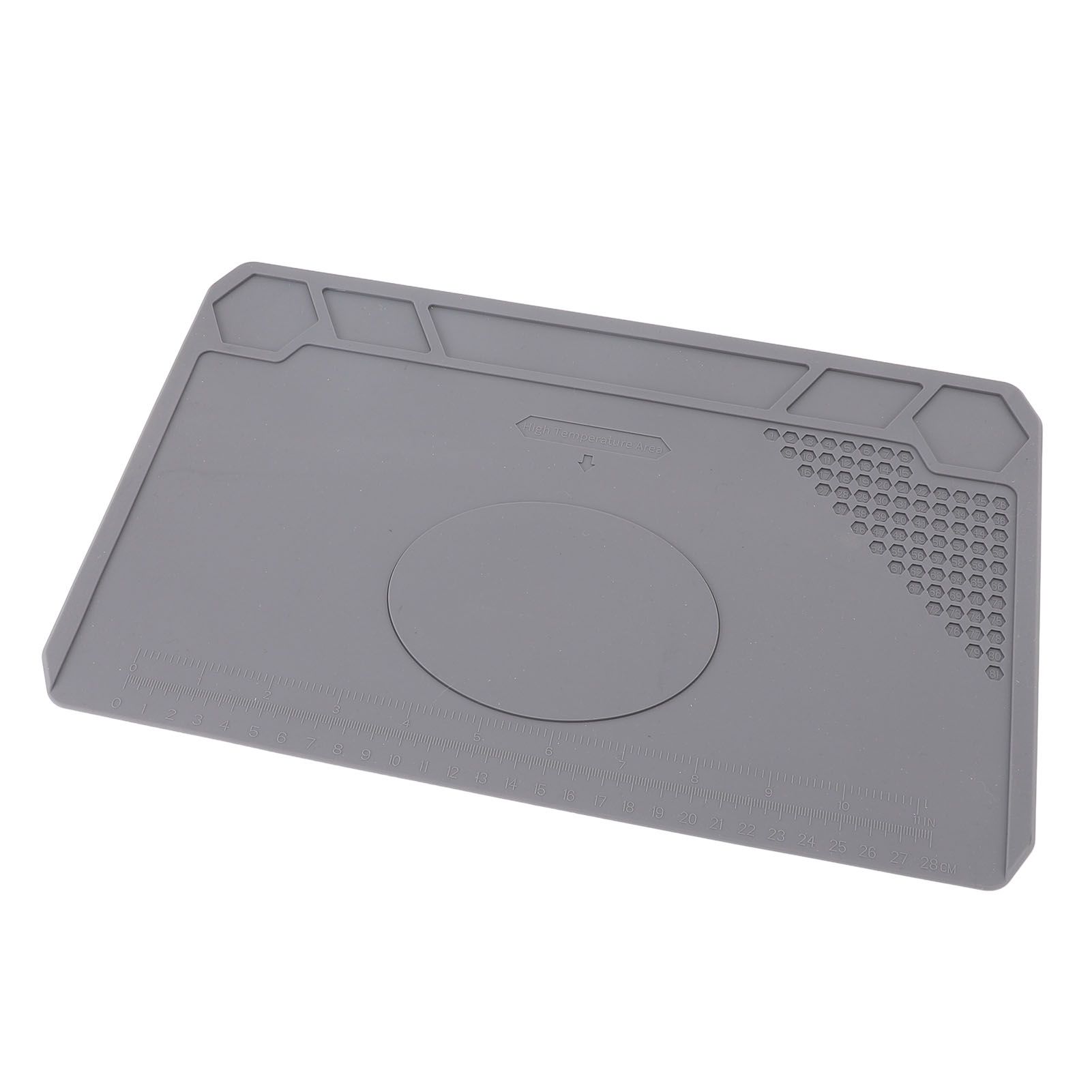 Heat Insulation Silicone Repair Mat with Scale Ruler 81 Screw Positions Anti view 11