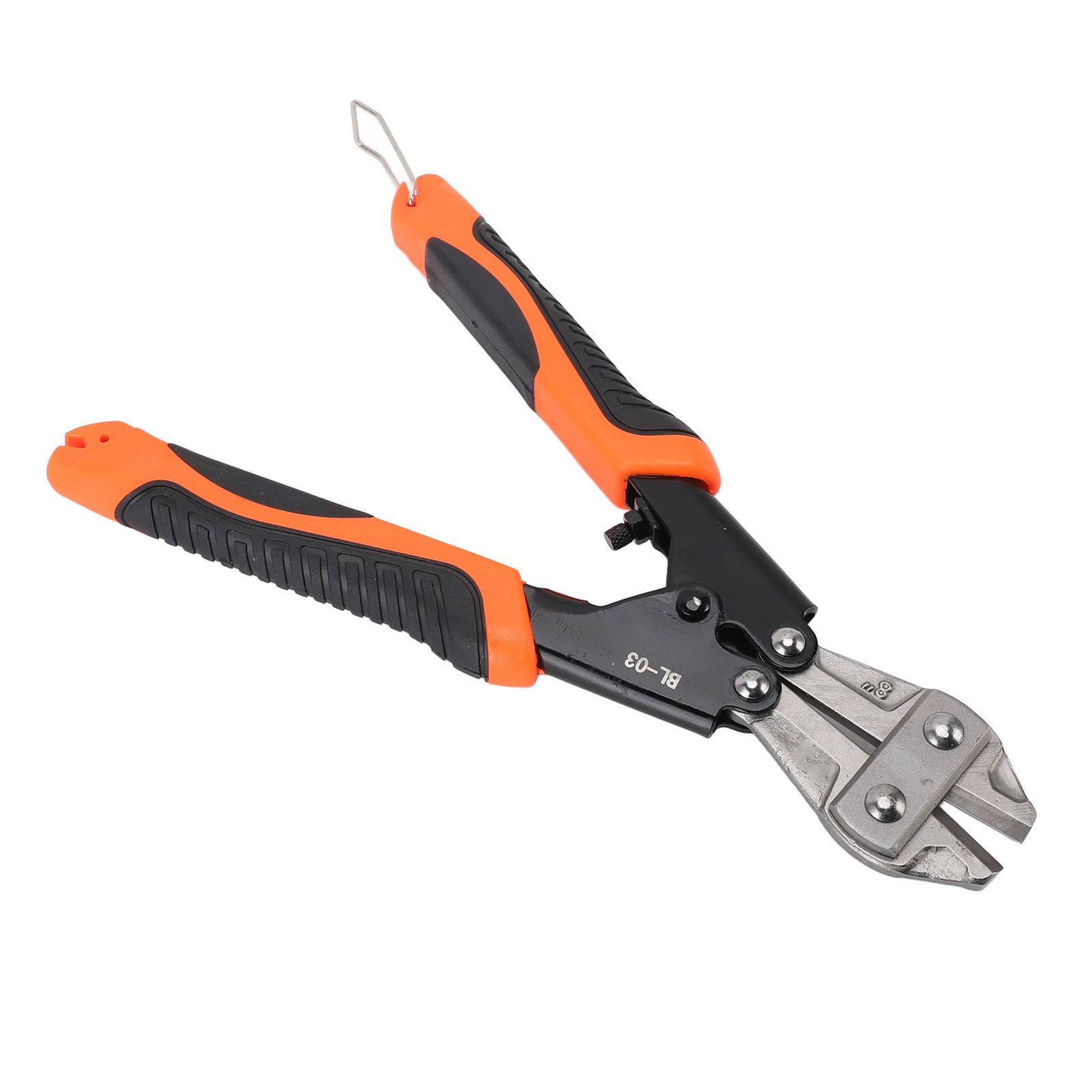 Mini Bolt Cutter Spring Loaded Wire Cutter with Soft Anti Slip Handle Small view 8