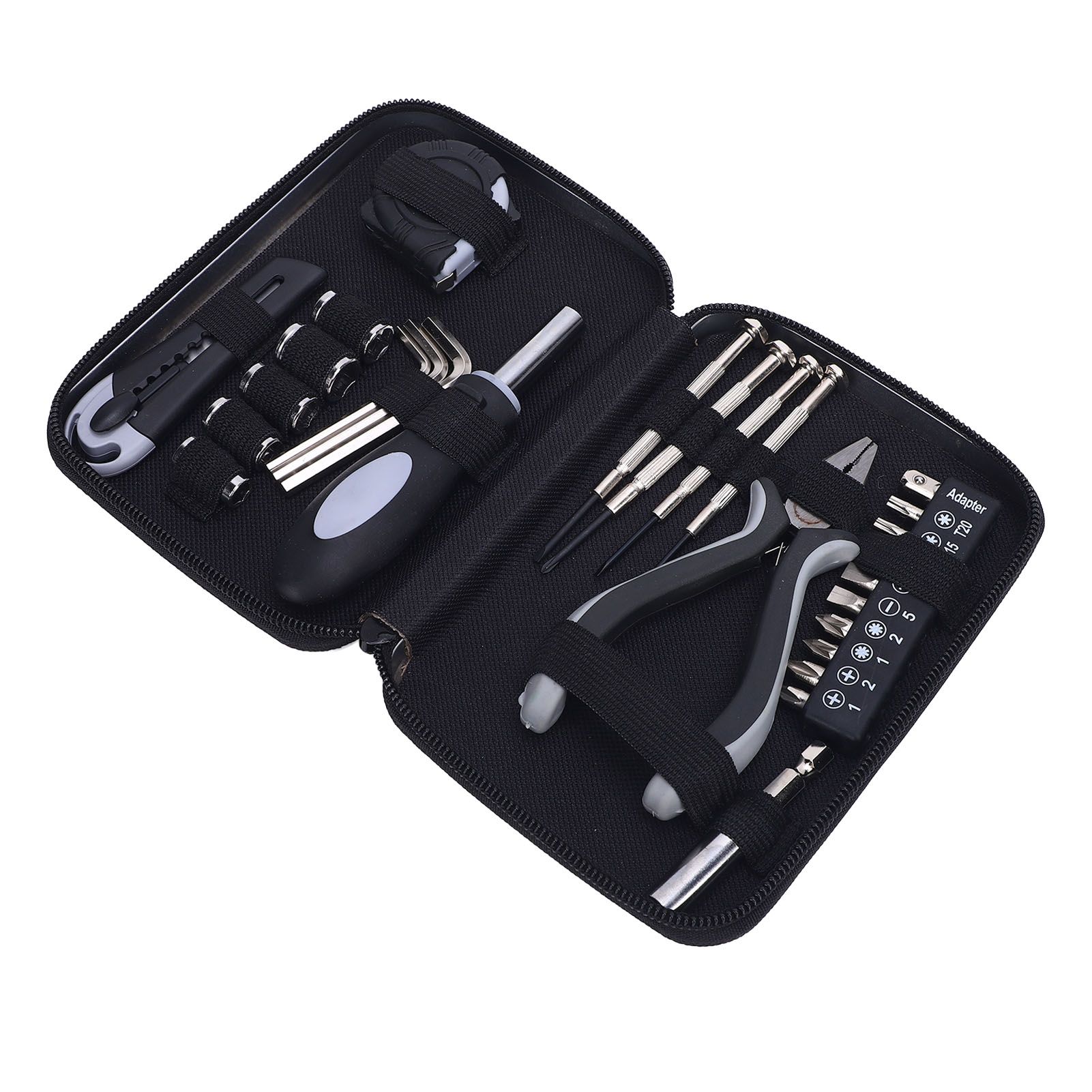 Mini Tool Set Household Repair Tool Kit Needle Nose Pliers Tape Measure Hex view 6