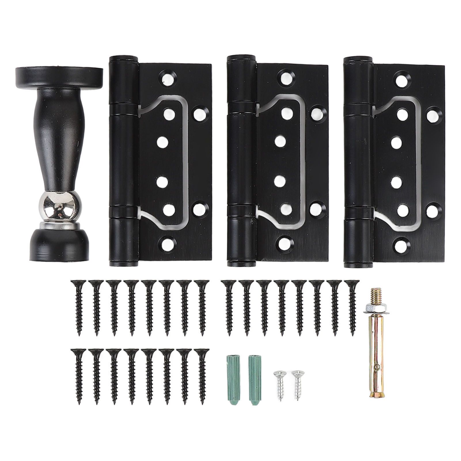 4 Inch Door Hinge with Magnetic Door Stopper Silent Metal Door Hinge for Home view 3