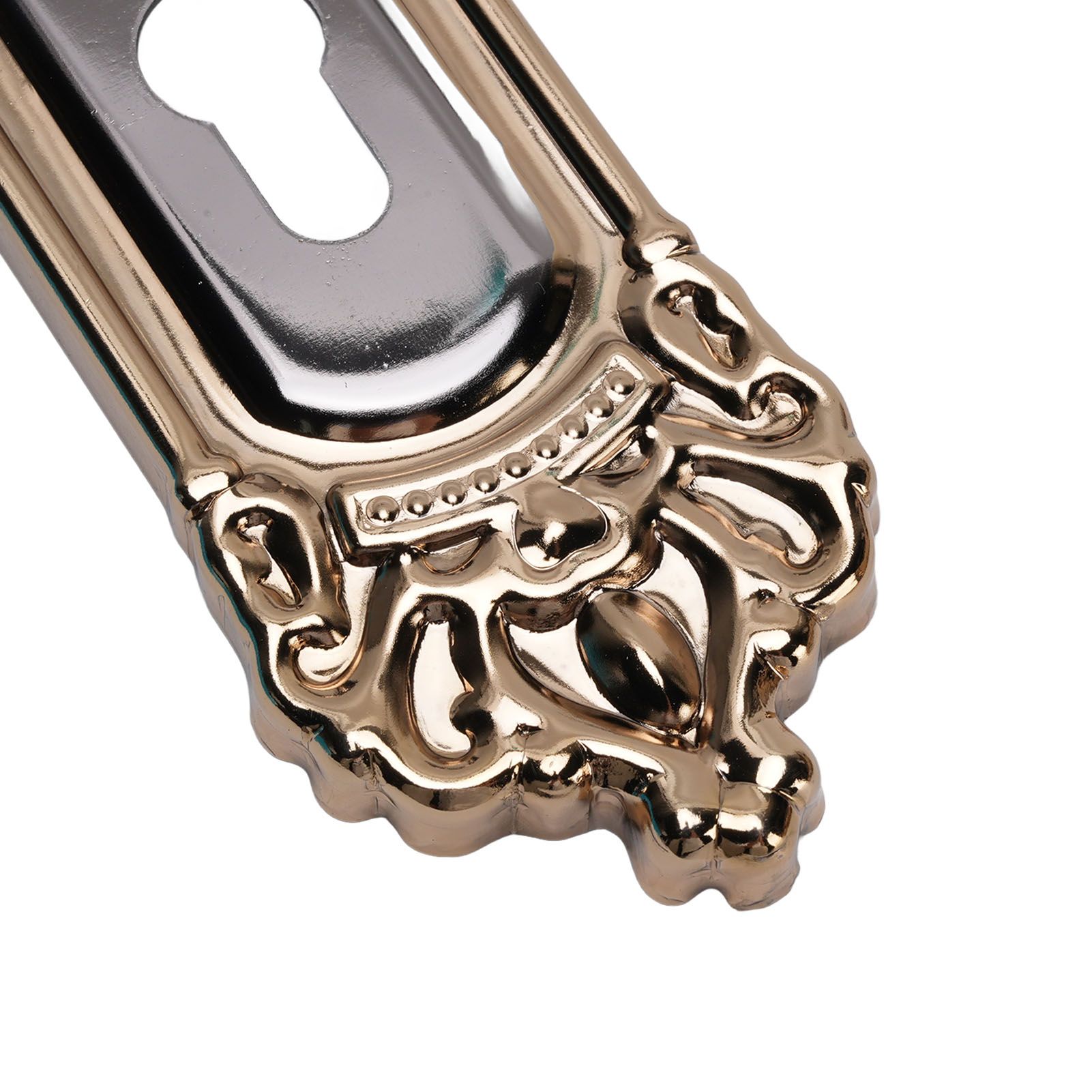Door Handle Lock Set Aluminum Alloy European Style Universal Quiet Gate Lock view 2