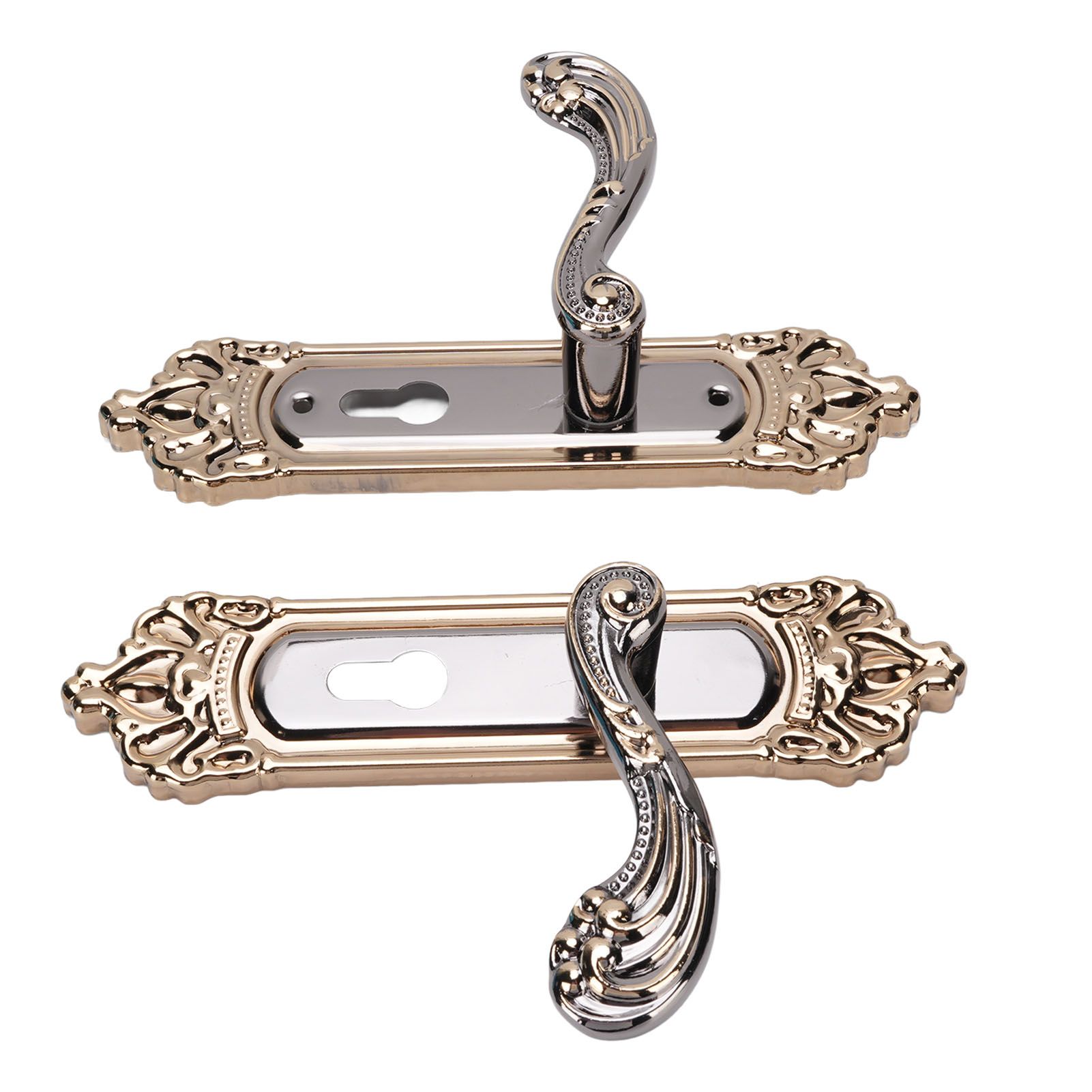 Door Handle Lock Set Aluminum Alloy European Style Universal Quiet Gate Lock view 9