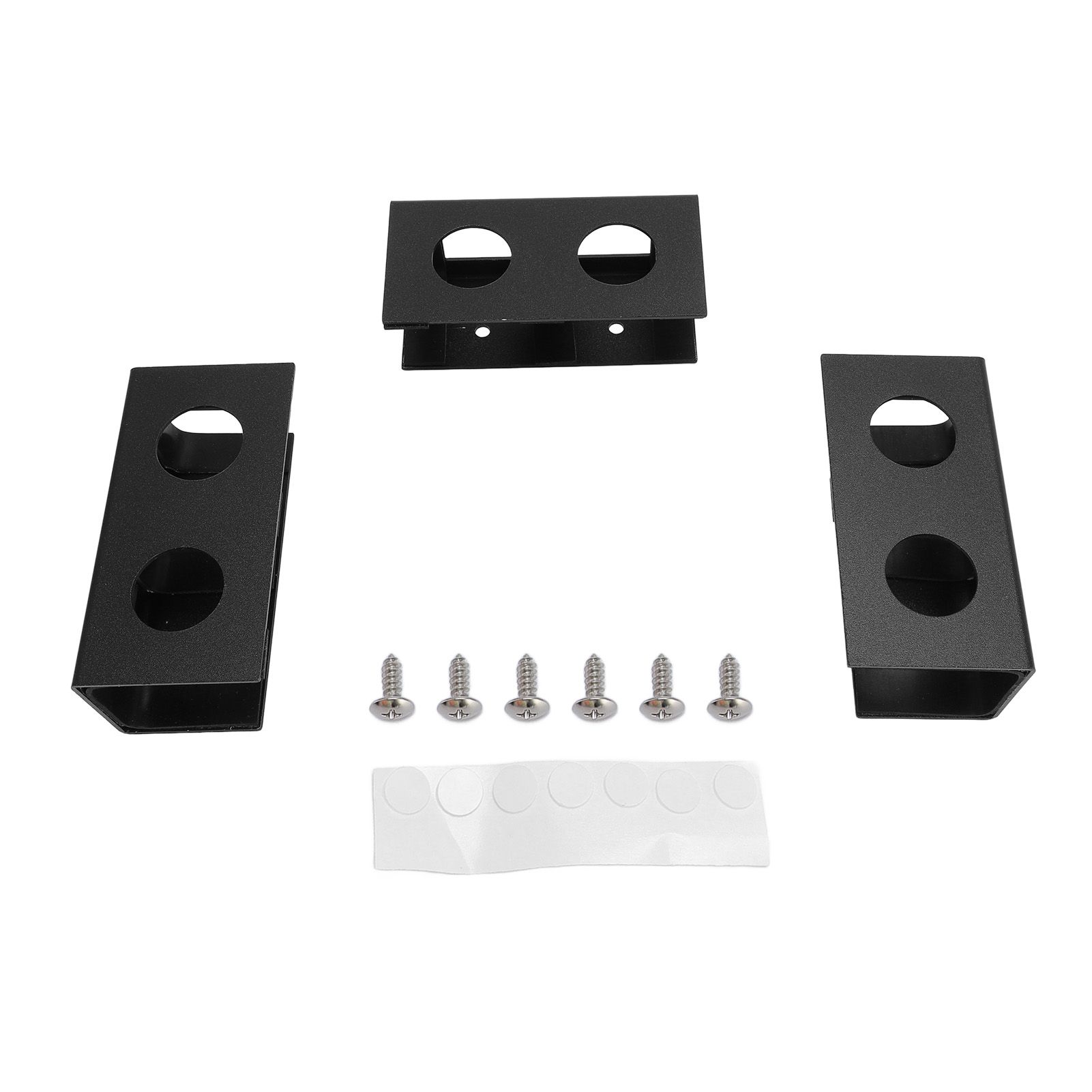 Under Desk Laptop Mount Aluminum Alloy Metal Under Desk Shelf Device Holder view 3