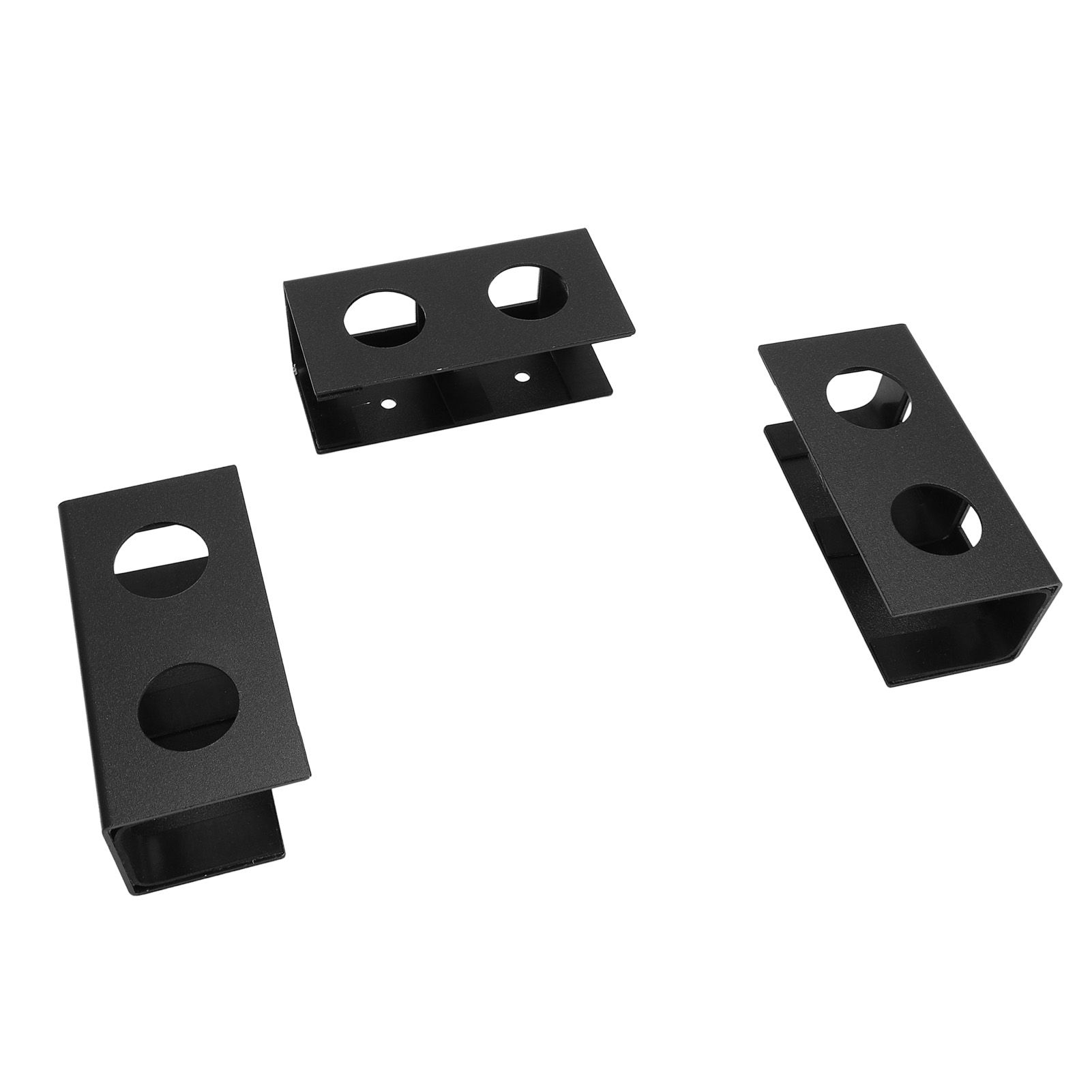 Under Desk Laptop Mount Aluminum Alloy Metal Under Desk Shelf Device Holder view 8