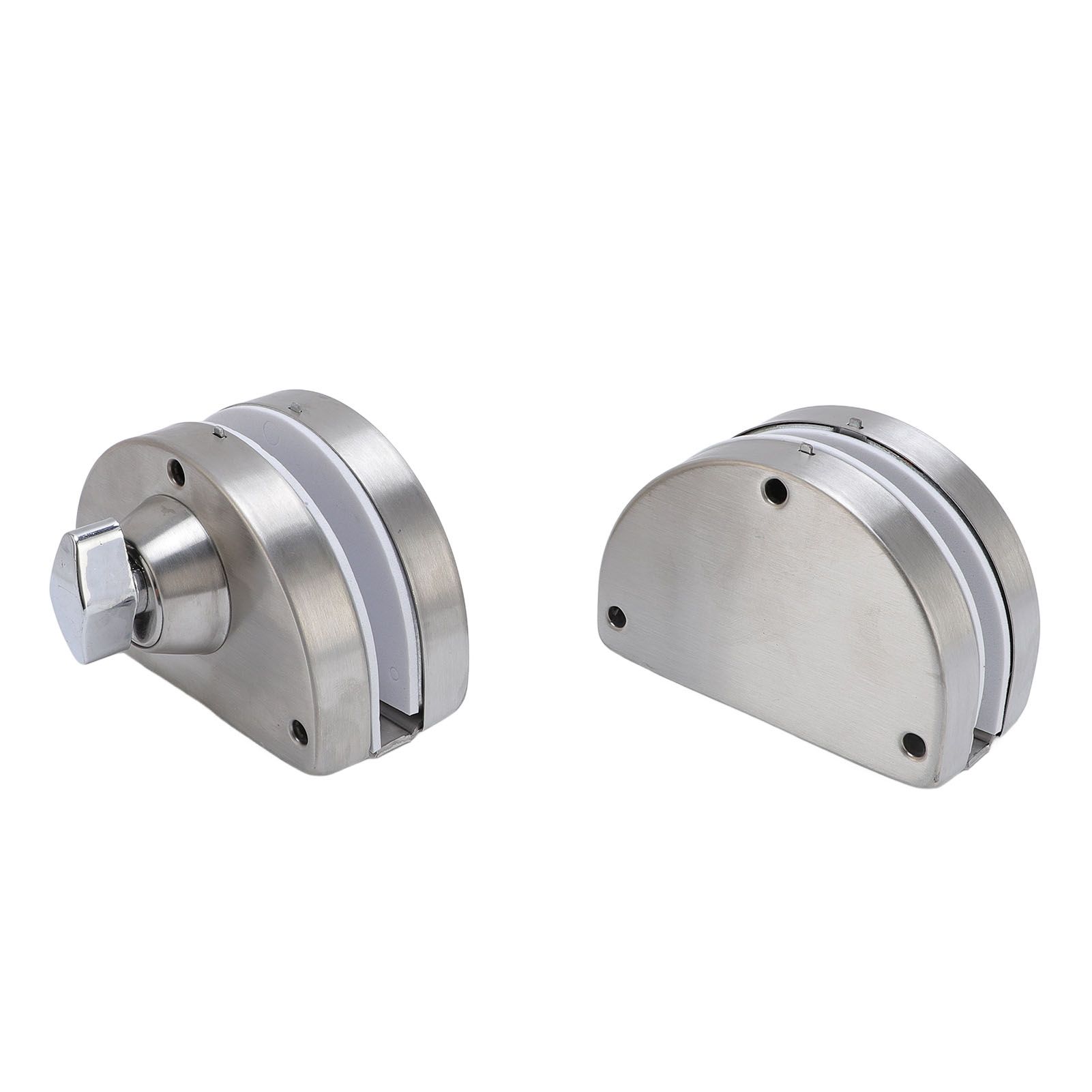 Glass Door Lock Fits On 10 mm -12 mm Glass Stainless Steel Double Bolts Swing view 4