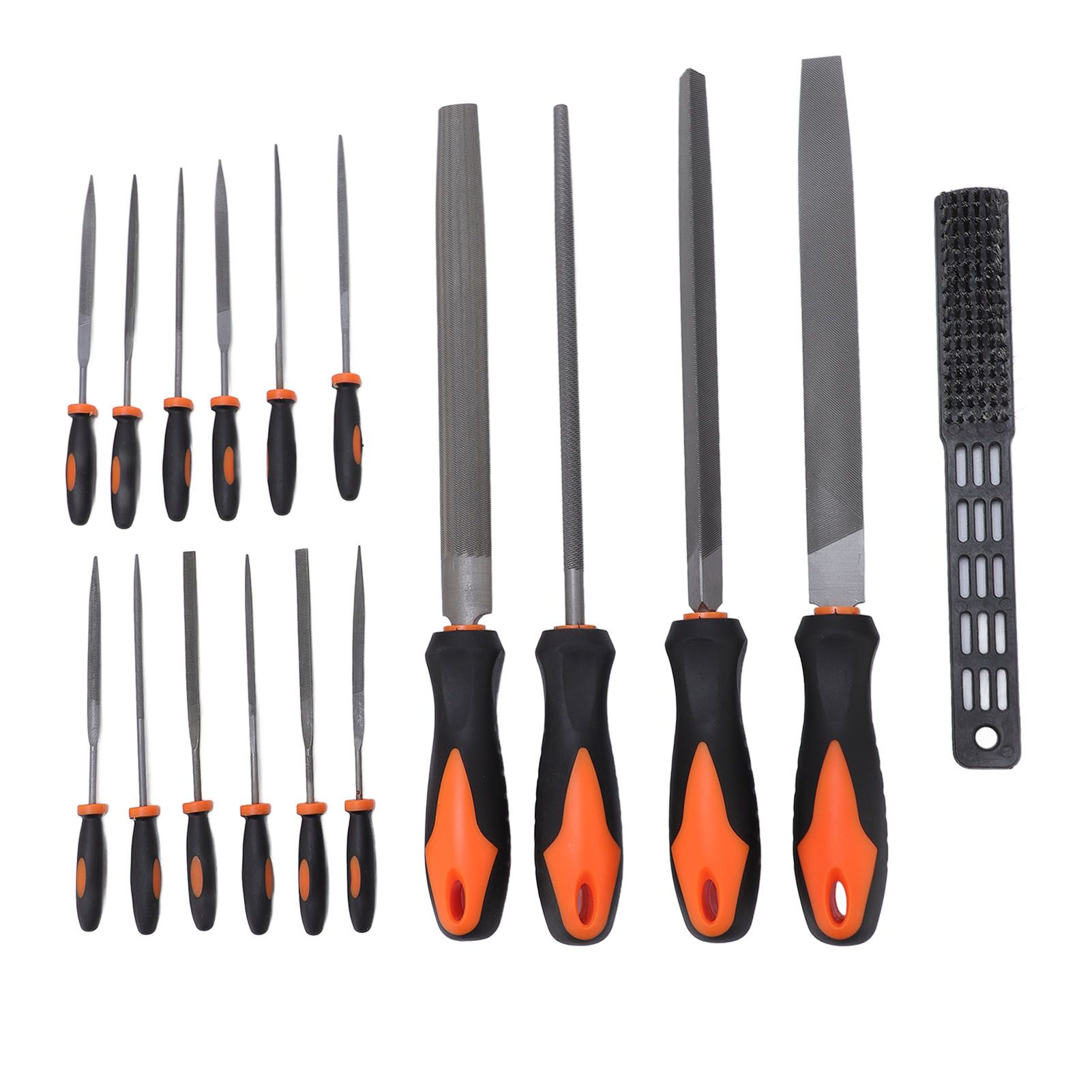 17 Pcs File Tool Set with Carry Case Half Round Triangle Round Flat and Needle view 4