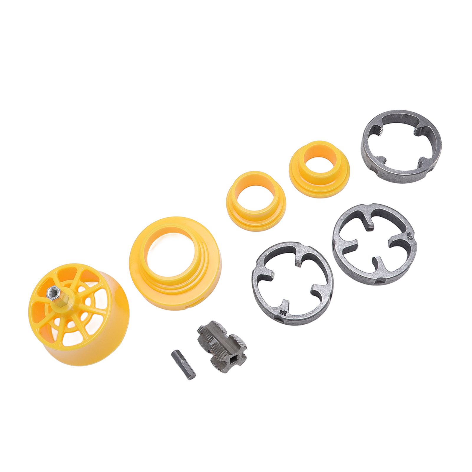PVC Pipe Threader Kit Reusable PVC Thread Maker Tool Set with 1/2inch 3/4inch view 10