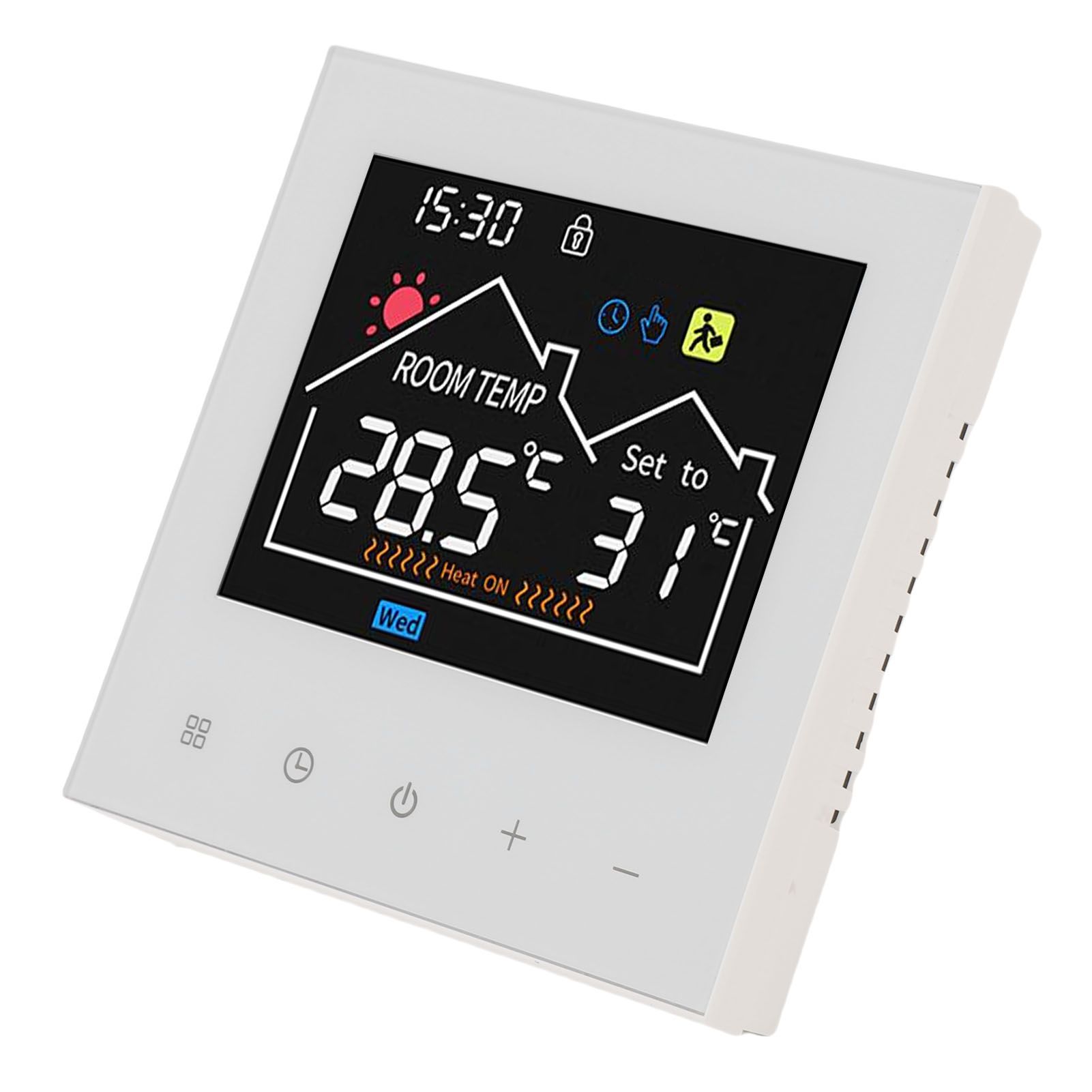 Programmable Smart Thermostat Touchscreen LCD Display Water Heating Boiler view 6