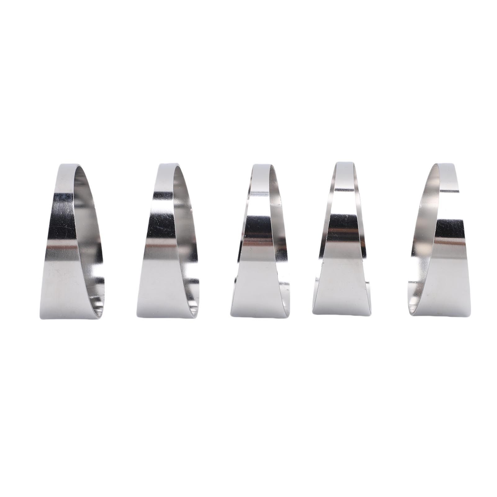 5Pcs 304 Stainless Steel Pie Cuts Tight Radius Deburred Not Welded for view 3
