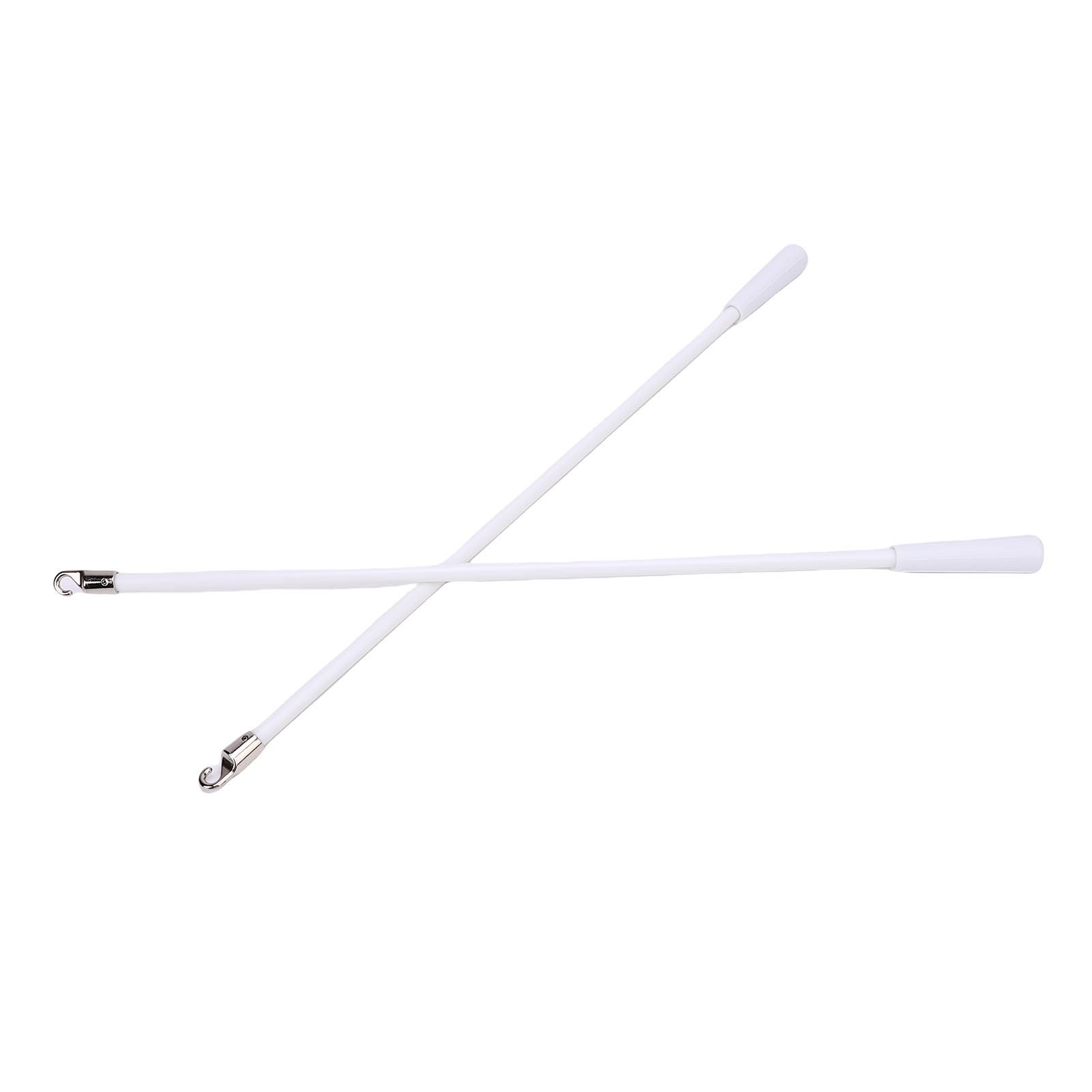 2pcs Blind Wands Vertical Blinds Stick Replacement with Hook Handle White view 4