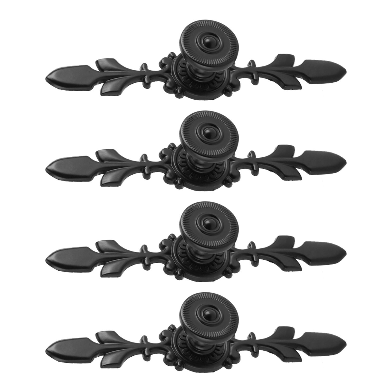 4PCS Vintage Cabinet Handles Zinc Alloy Antique Cabinet Drawer Pull Handle for view 5