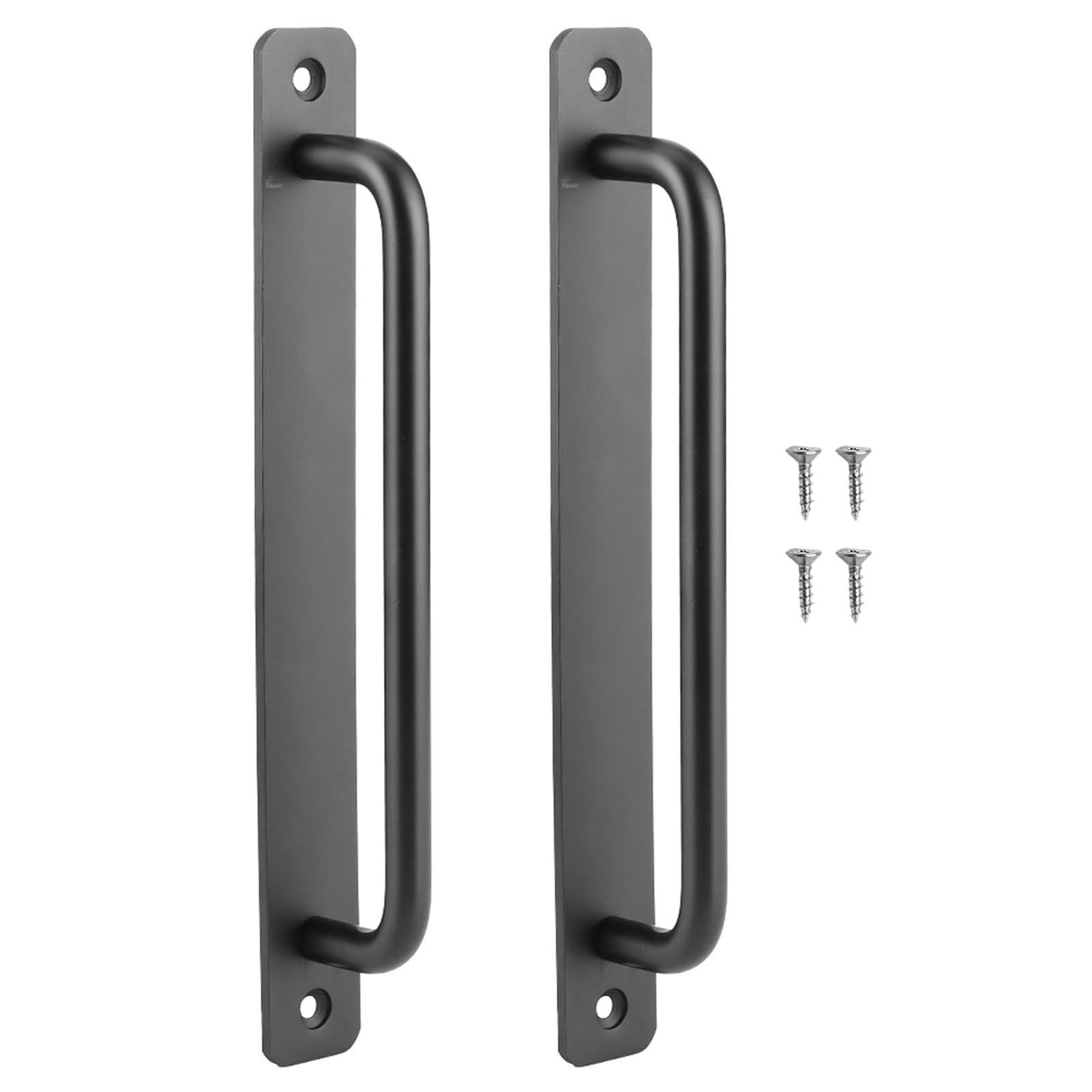 2pcs Elegant Sliding Door Handles Black Aluminum Alloy Pull Handles for view 3