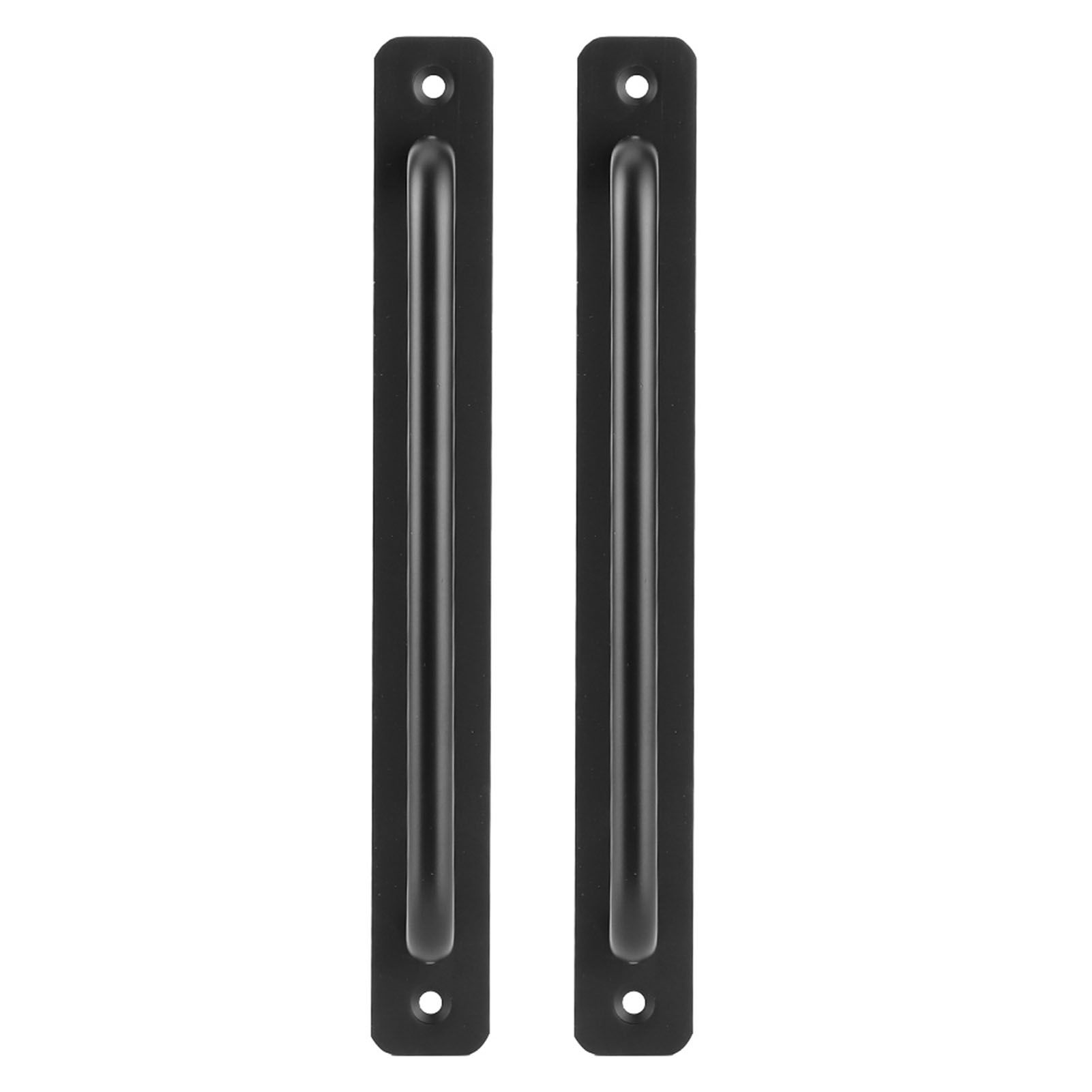 2pcs Elegant Sliding Door Handles Black Aluminum Alloy Pull Handles for view 6