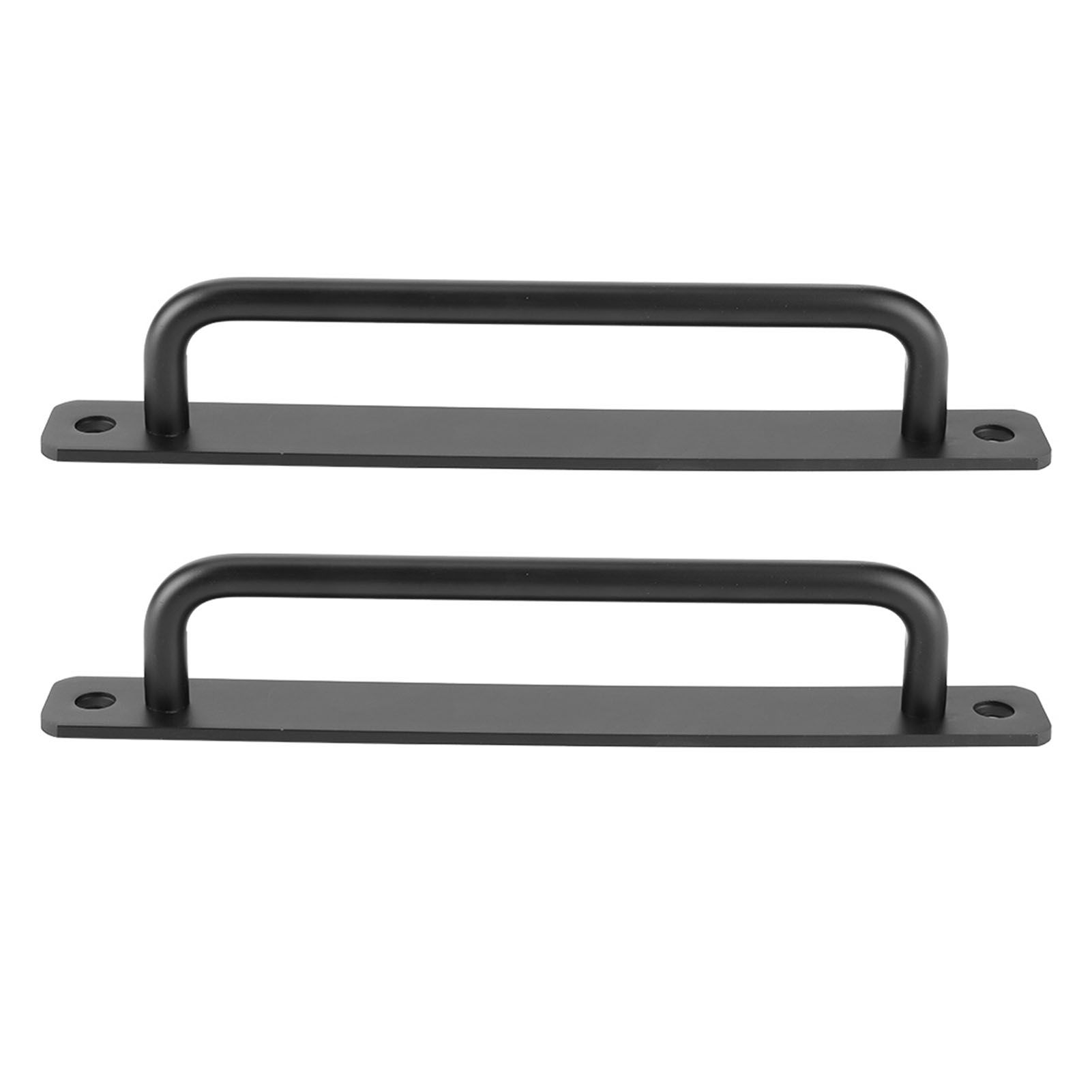 2pcs Elegant Sliding Door Handles Black Aluminum Alloy Pull Handles for view 8