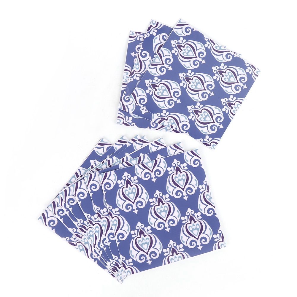 10Pcs Set 15x15cm Retro Style Tile Sticker Kitchen Floor Bathroom Anti Skid view 9