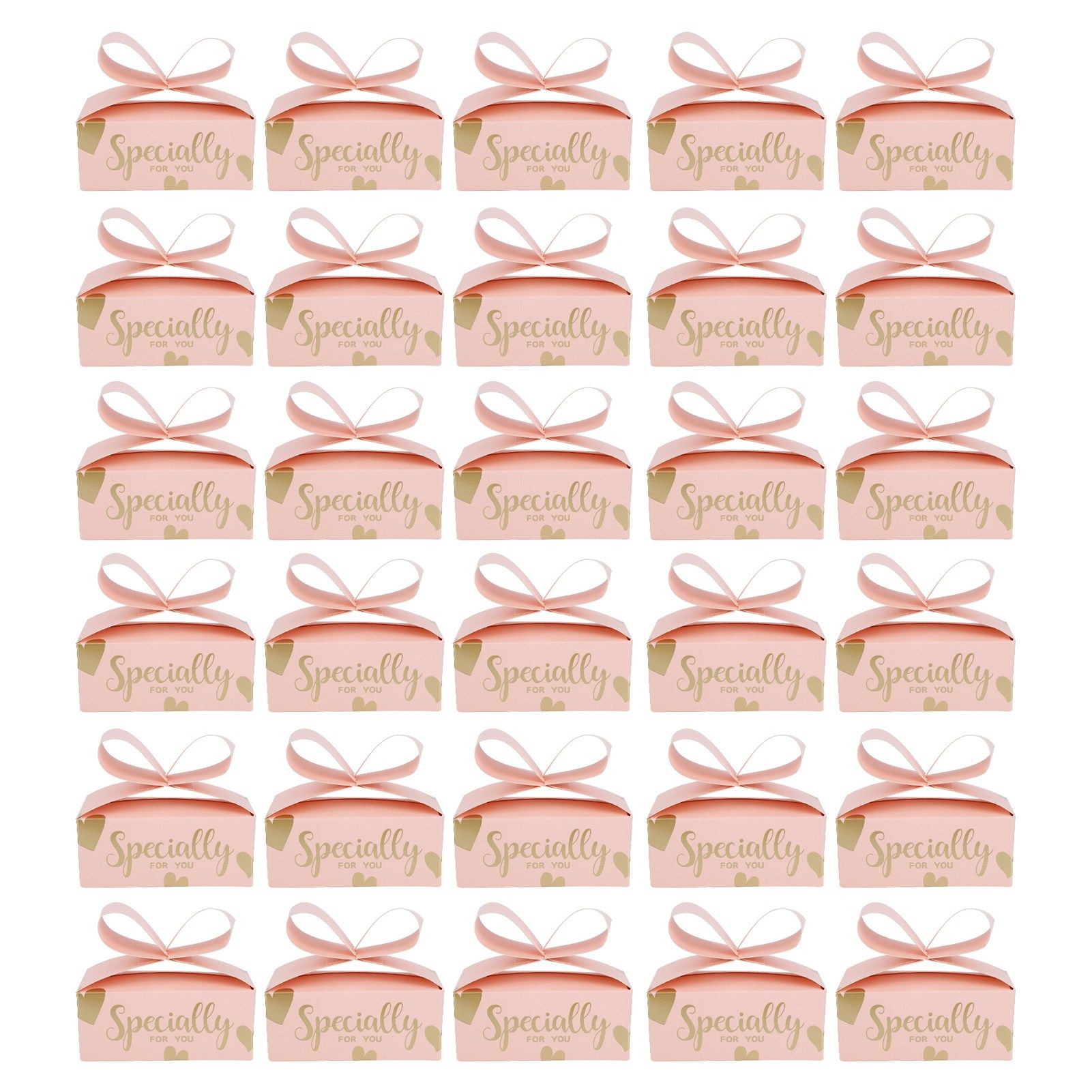30PCS Bowknot Candy Boxes Gift Treat Boxes for Cookies Party Christmas view 2
