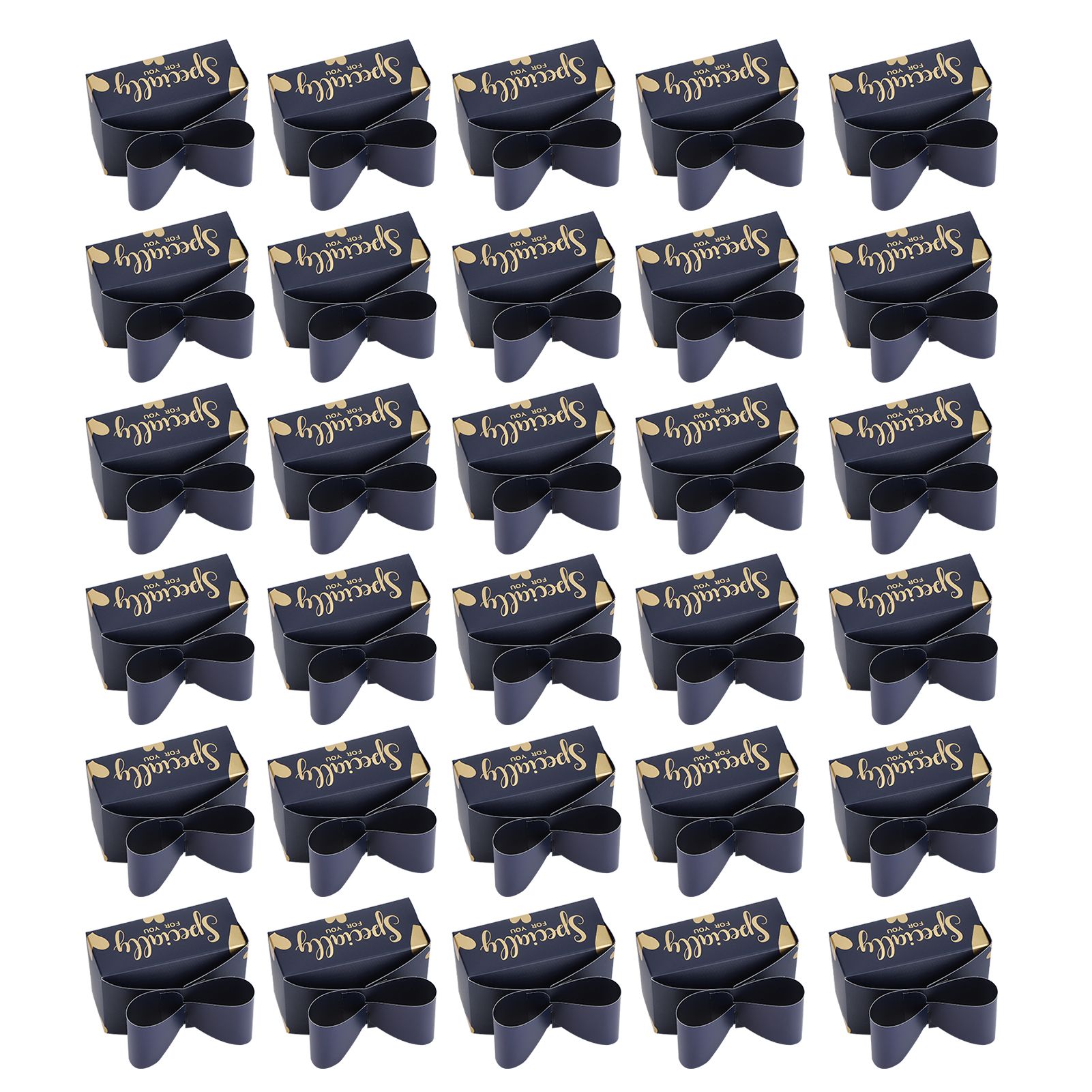 30PCS Bowknot Candy Boxes Gift Treat Boxes for Cookies Party Christmas view 5