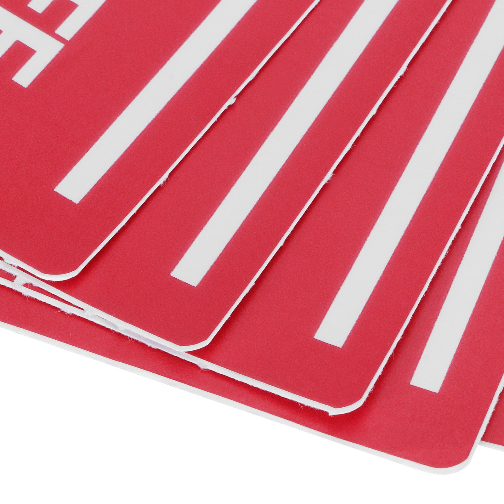 2Set Floor Sticker Safety Distance Sign Marker Warning Decal for Store view 12