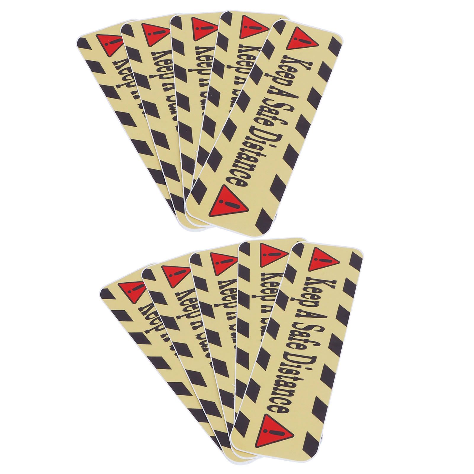 2 Set Distancing Floor Warning Decals Safety Floor Sign Marker for Mall School view 8