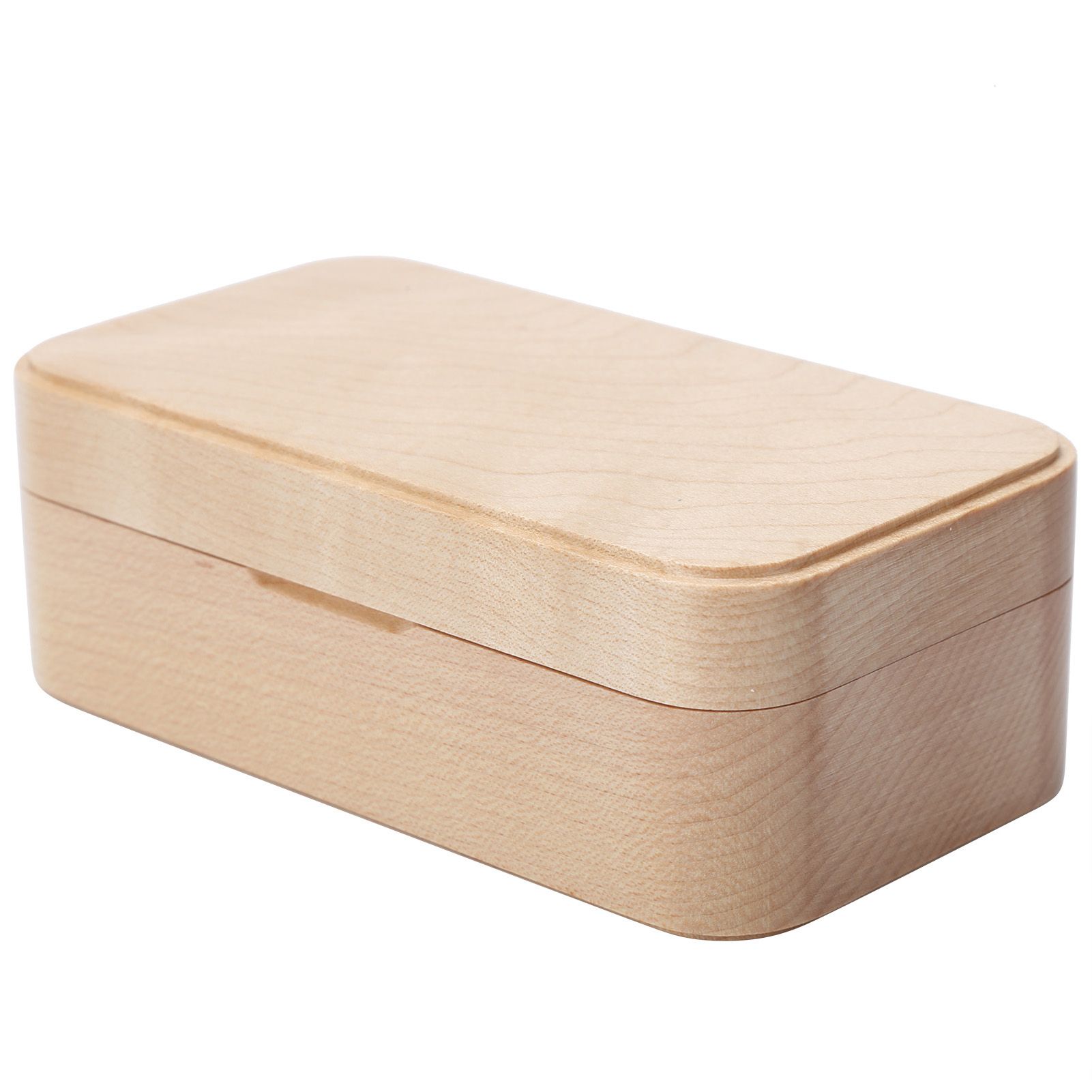 Mechanical Wooden Music Box Jewelry Ring Box Home Ornament Gifts for Birthday view 7