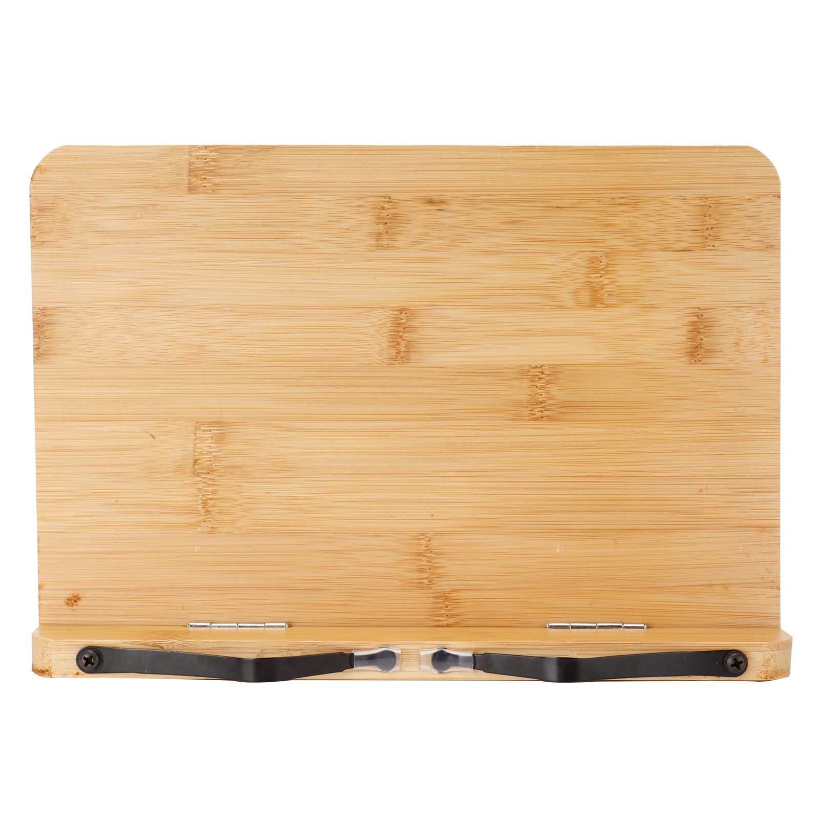 Bamboo Reading Stand Electronics Display Stand Recipe Book Holder for Book Reading view 2