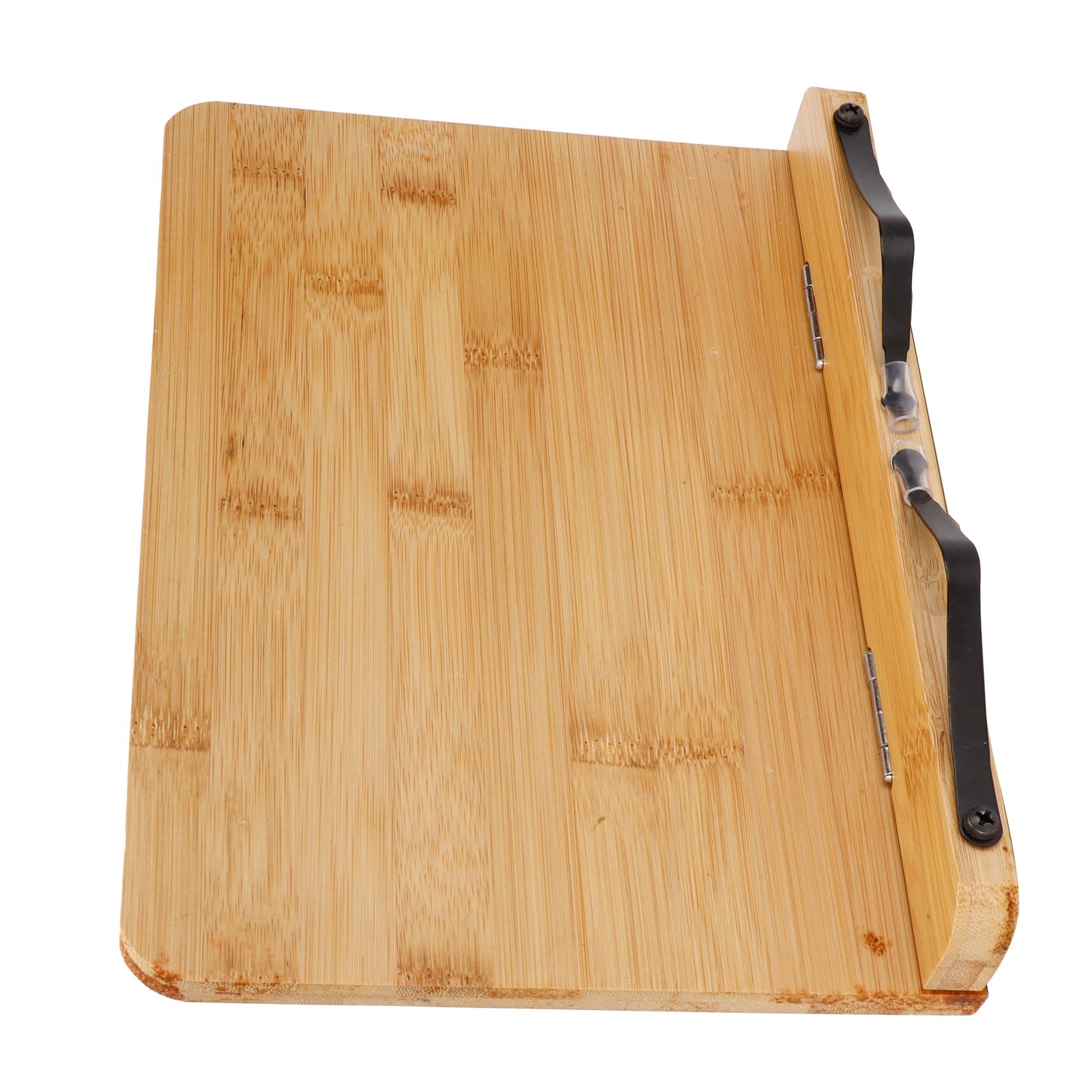 Bamboo Reading Stand Electronics Display Stand Recipe Book Holder for Book Reading view 7