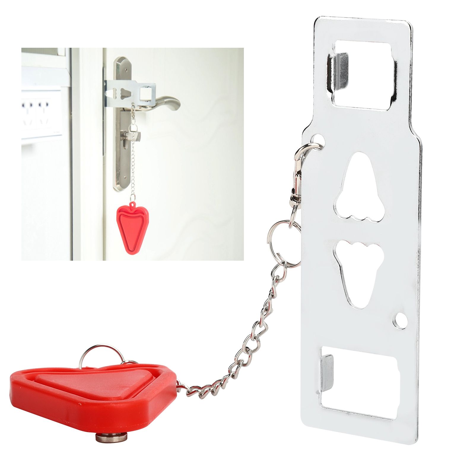 Travel Door Lock Portable AntiTheft Safety Lock Stopper for Hotel Travel view 11
