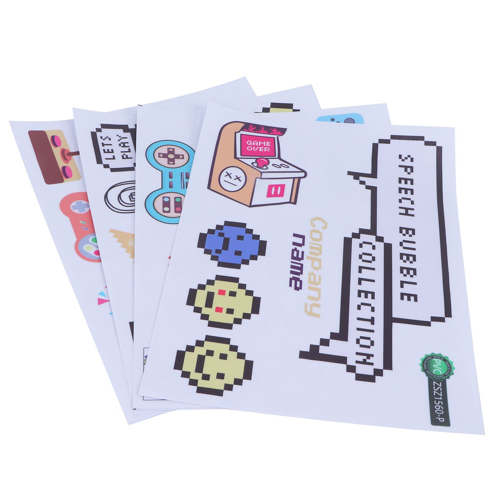 SelfAdhesive Decals PVC DIY Cartoon Game Wall Sticker Wallpaper for Bedroom
